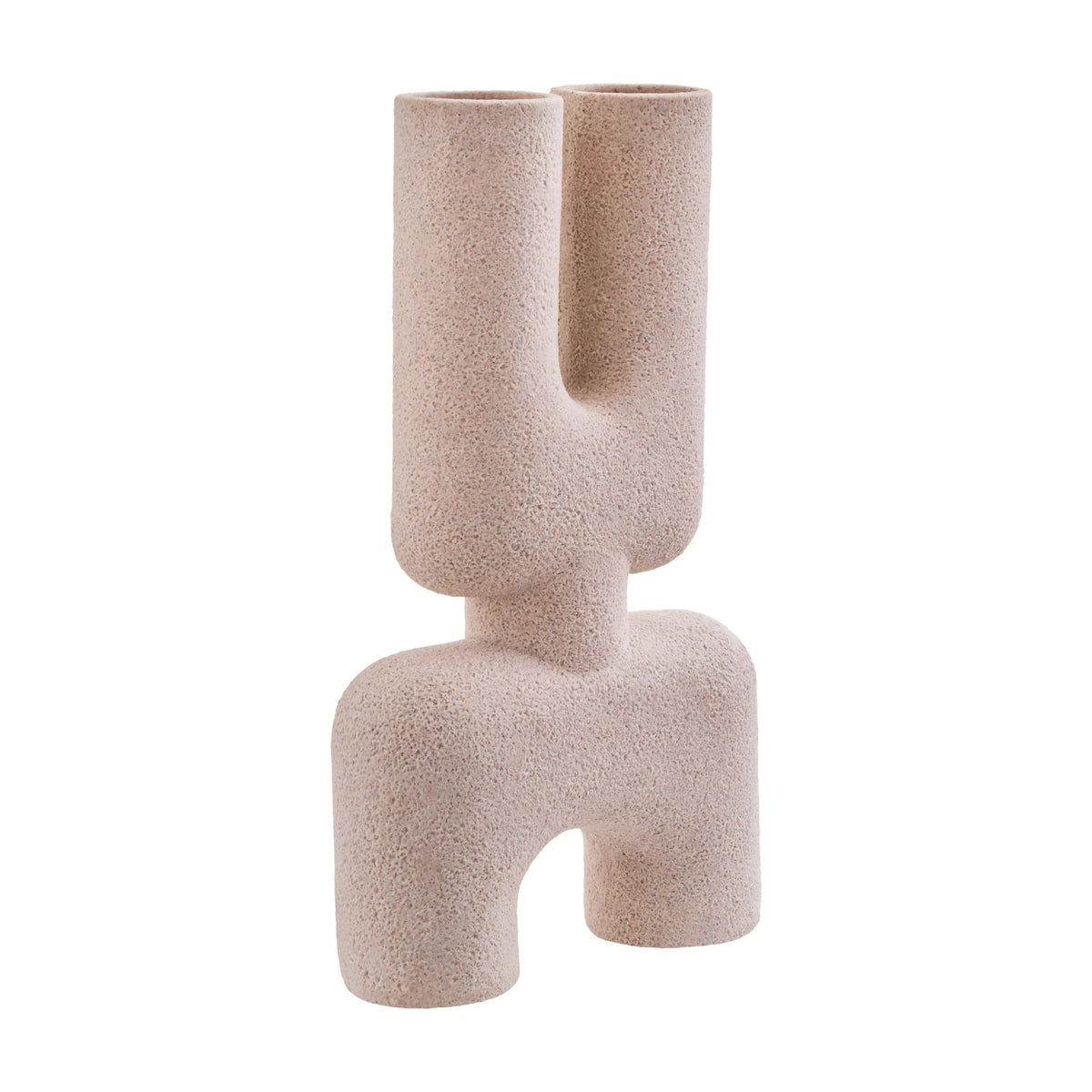Forma Small Sandstone Effect Sculptural Vase