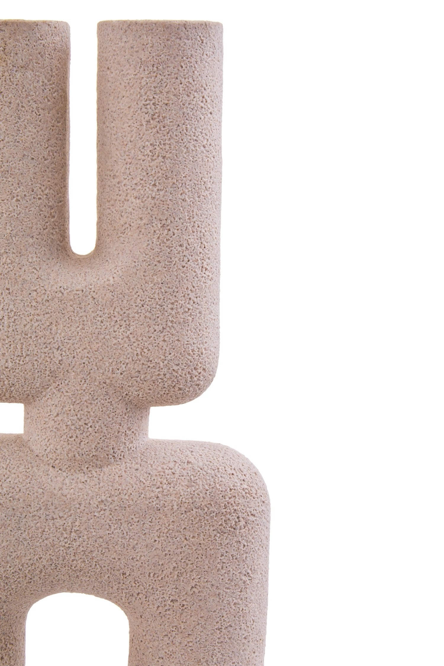 Forma Small Sandstone Effect Sculptural Vase