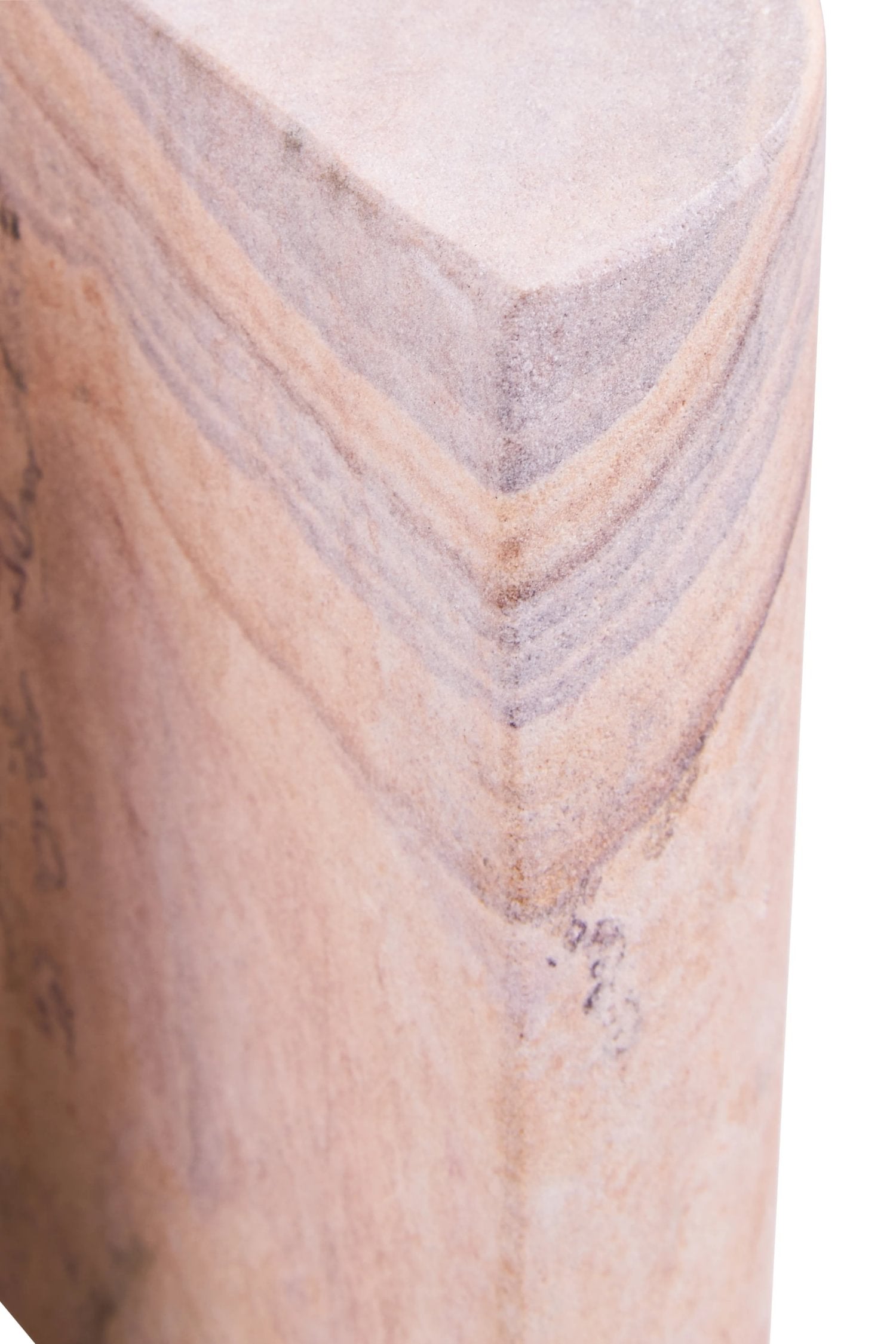 Set of 2 Strata Rainbow Sandstone Bookends