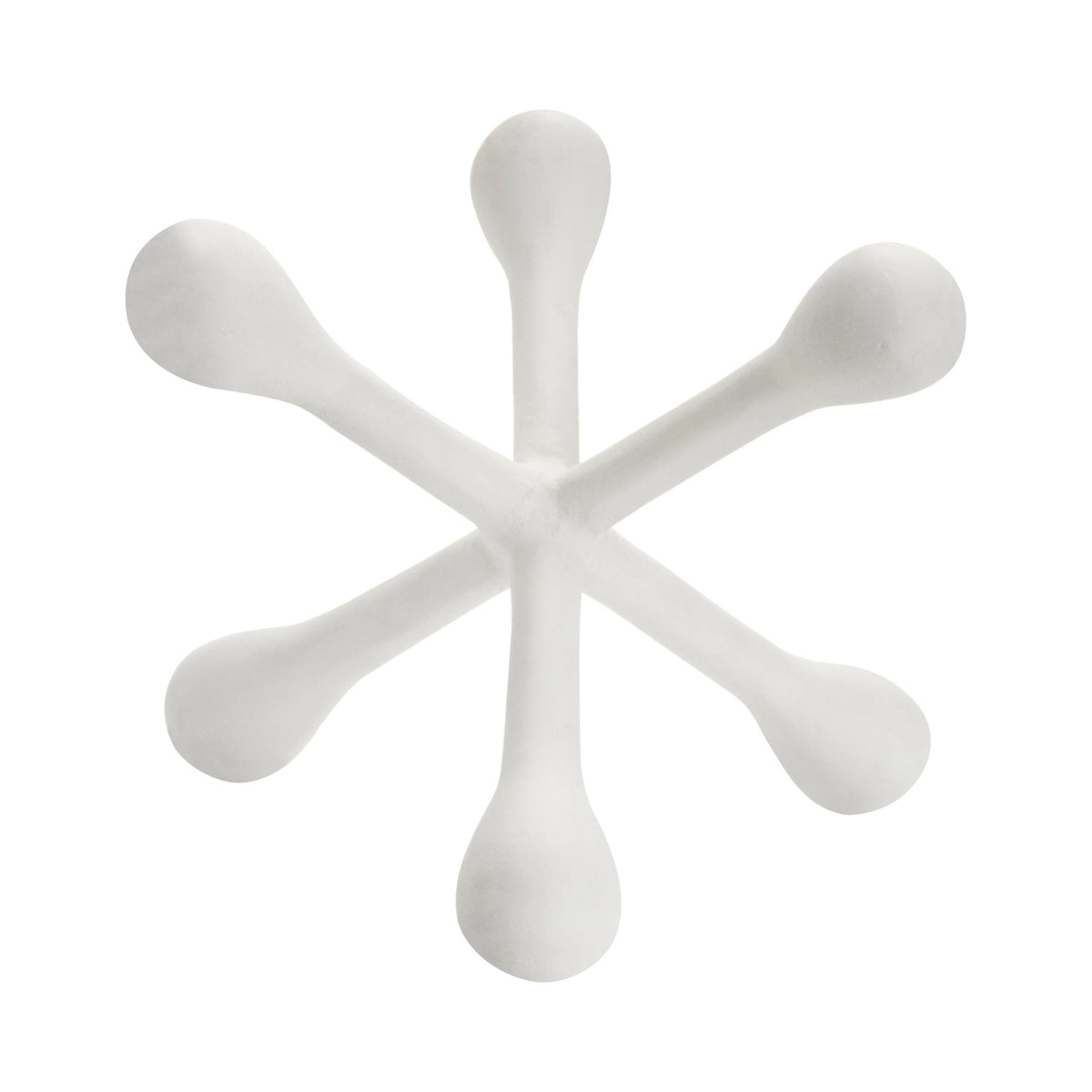 Atelier Ivory Finish Aluminium Jack Sculpture