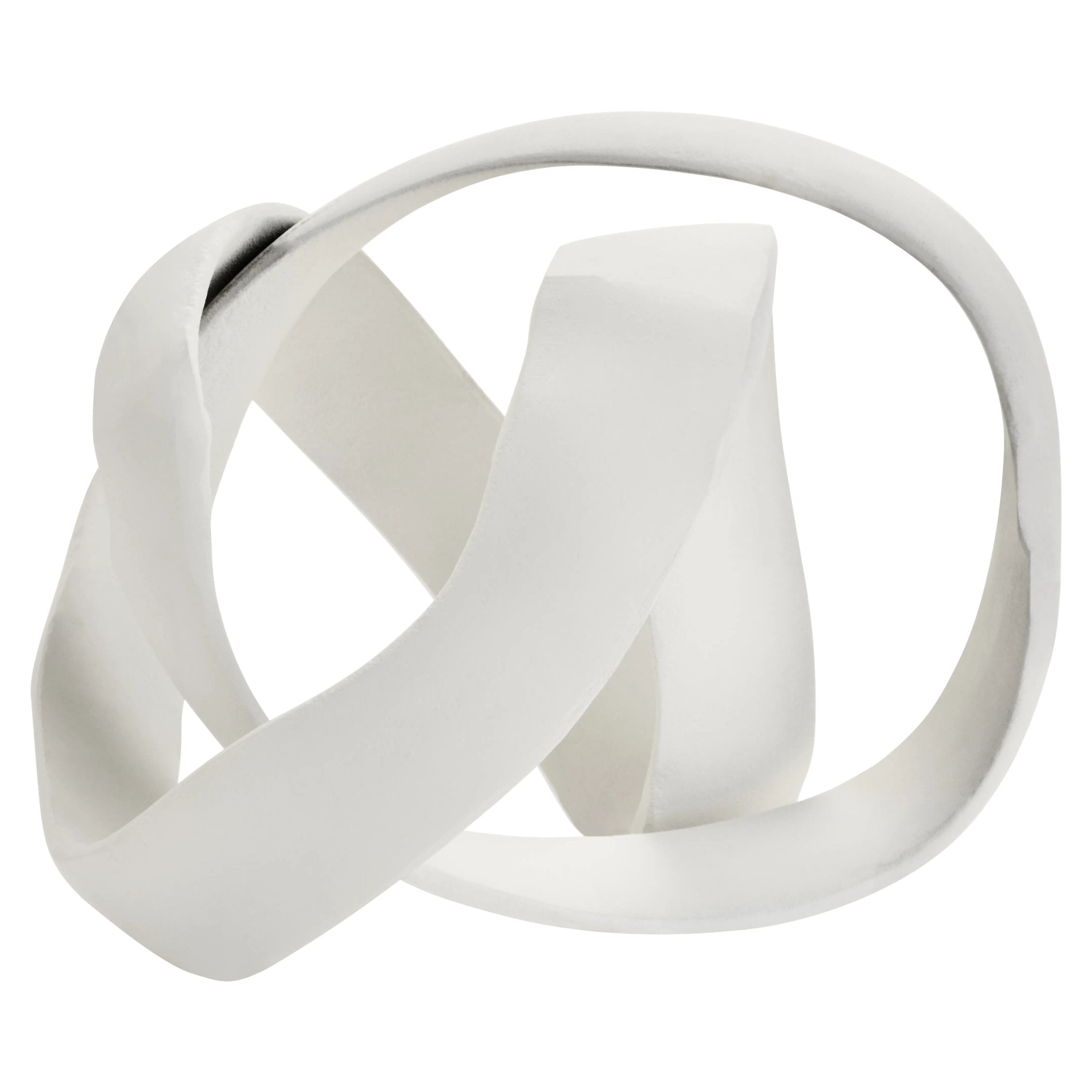 Atelier Ivory Finish Aluminium Knot Sculpture