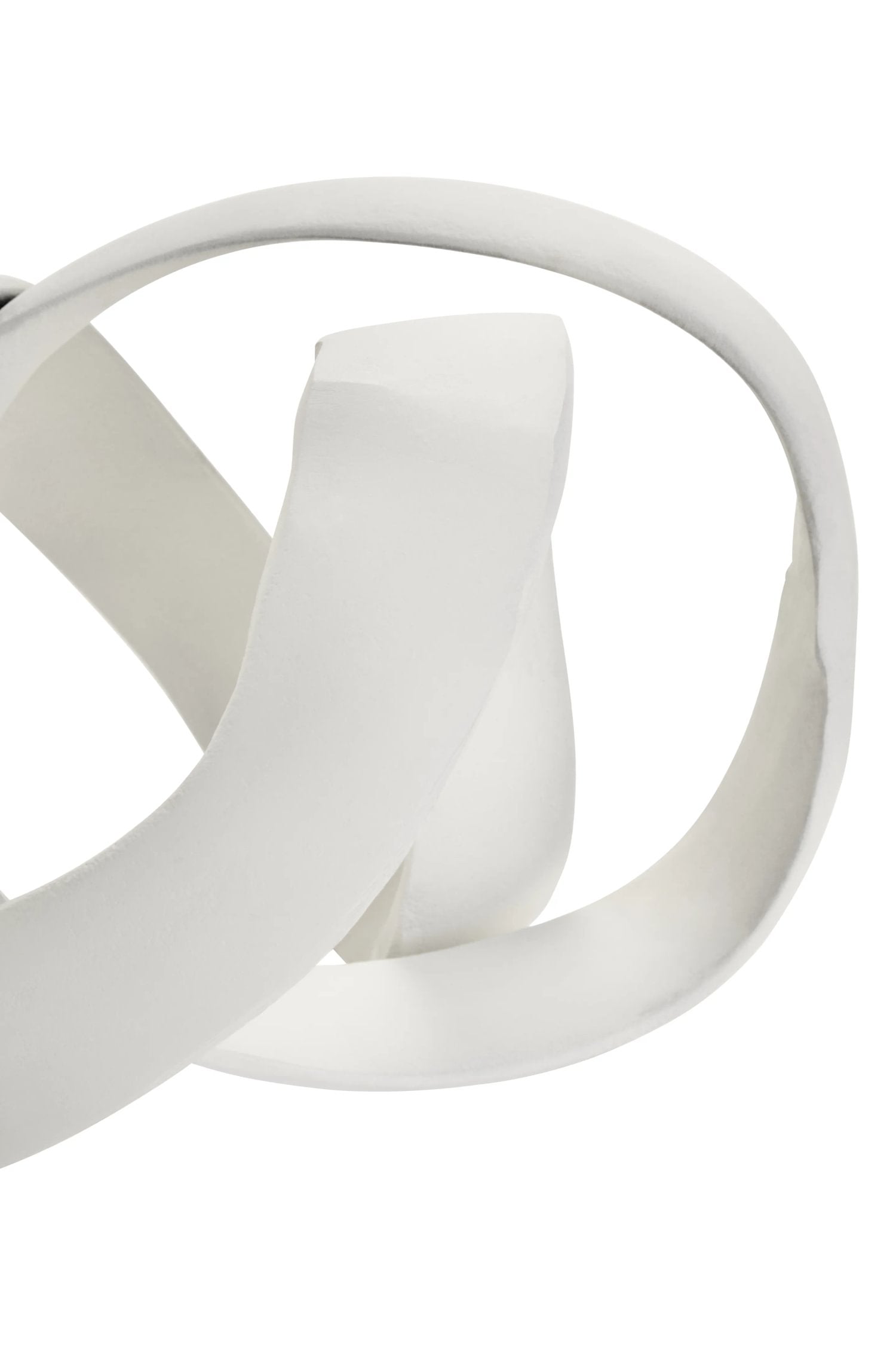 Atelier Ivory Finish Aluminium Knot Sculpture