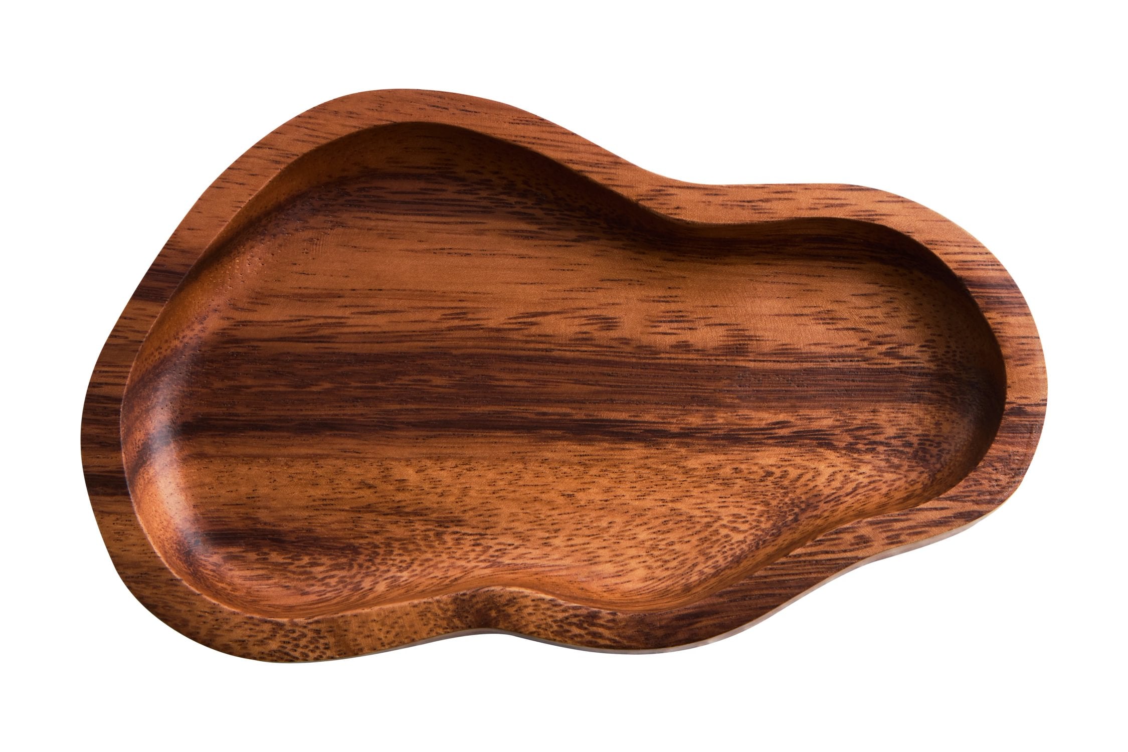 Arden Small Acacia Wood Organic Serving Plate & Tray