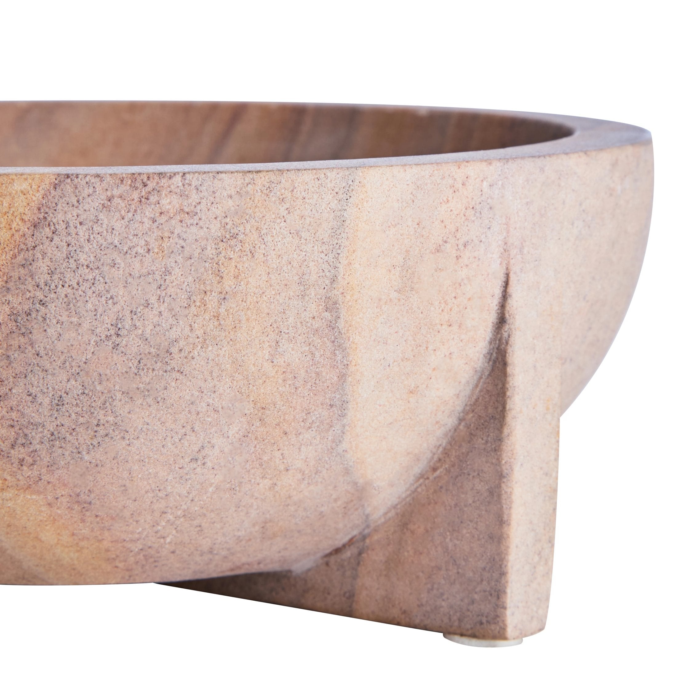 Strata Rainbow Sandstone Pedestal Bowl