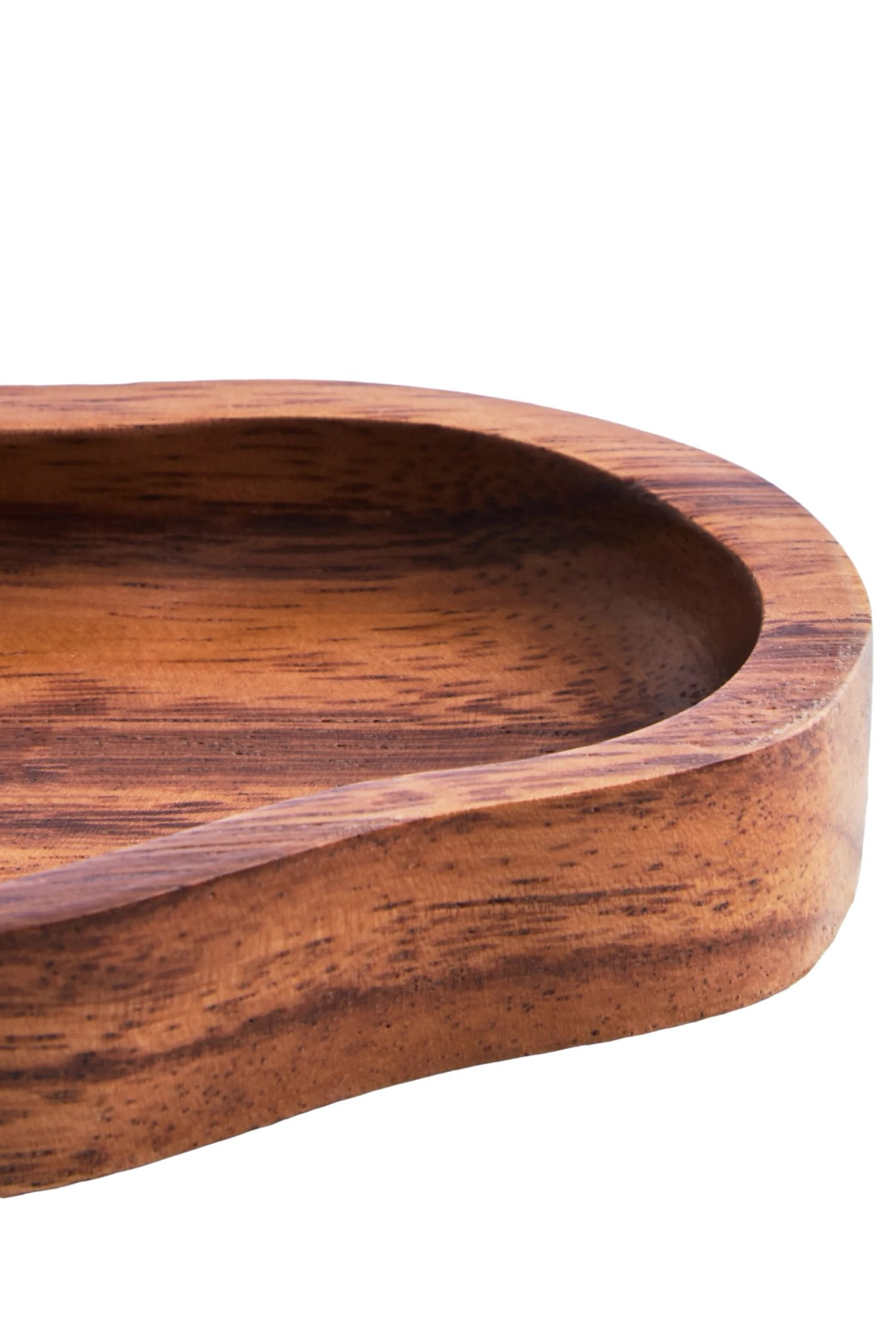 Arden Small Acacia Wood Organic Serving Plate & Tray