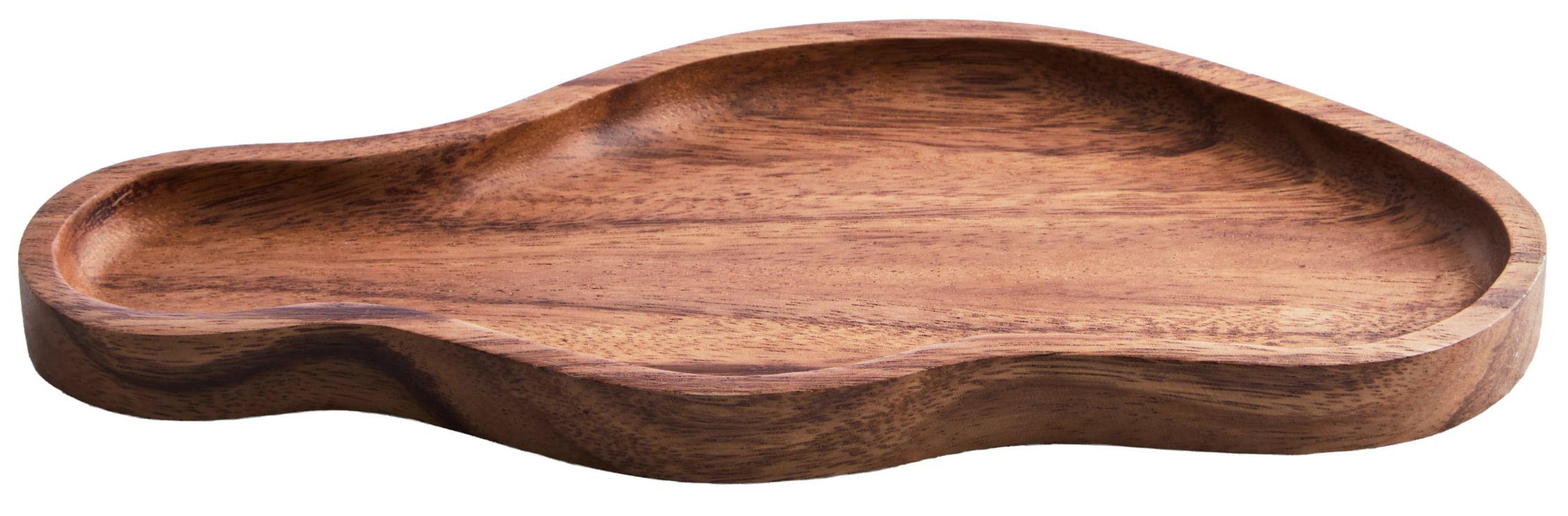 Arden Large Acacia Wood Organic Serving Plate & Tray