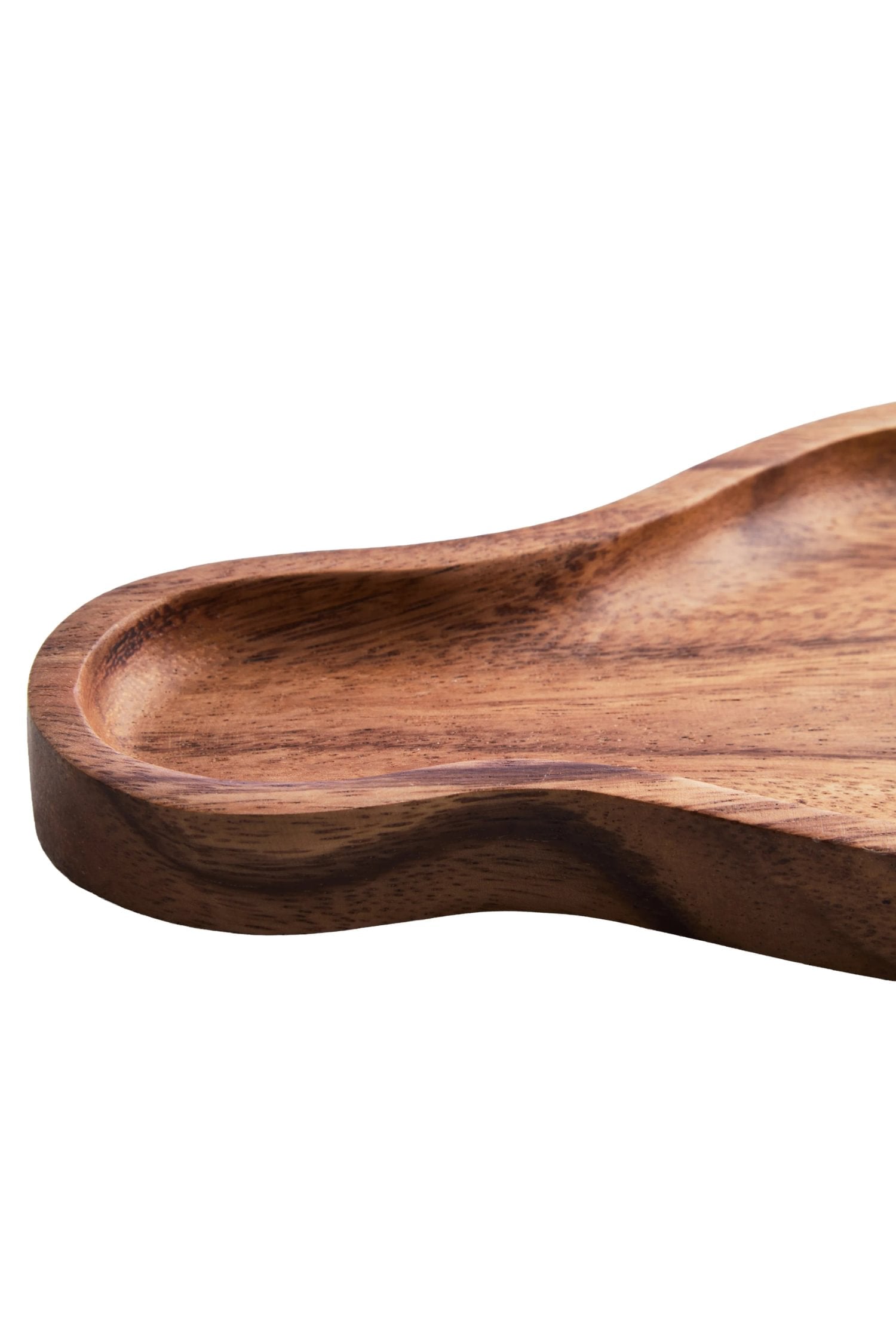 Arden Large Acacia Wood Organic Serving Plate & Tray