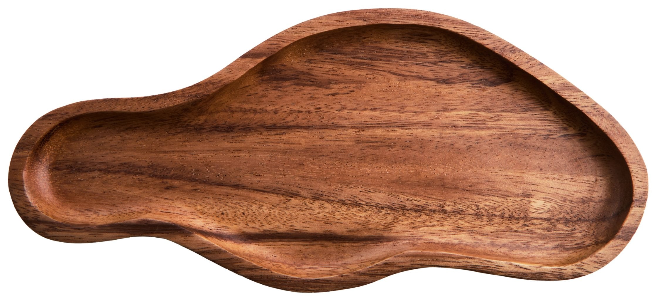 Arden Large Acacia Wood Organic Serving Plate & Tray