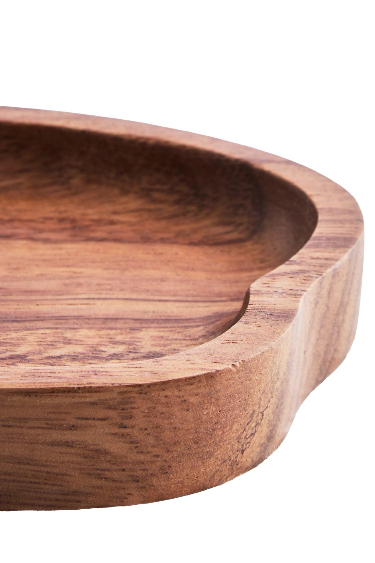 Arden Medium Acacia Wood Organic Serving Plate & Tray