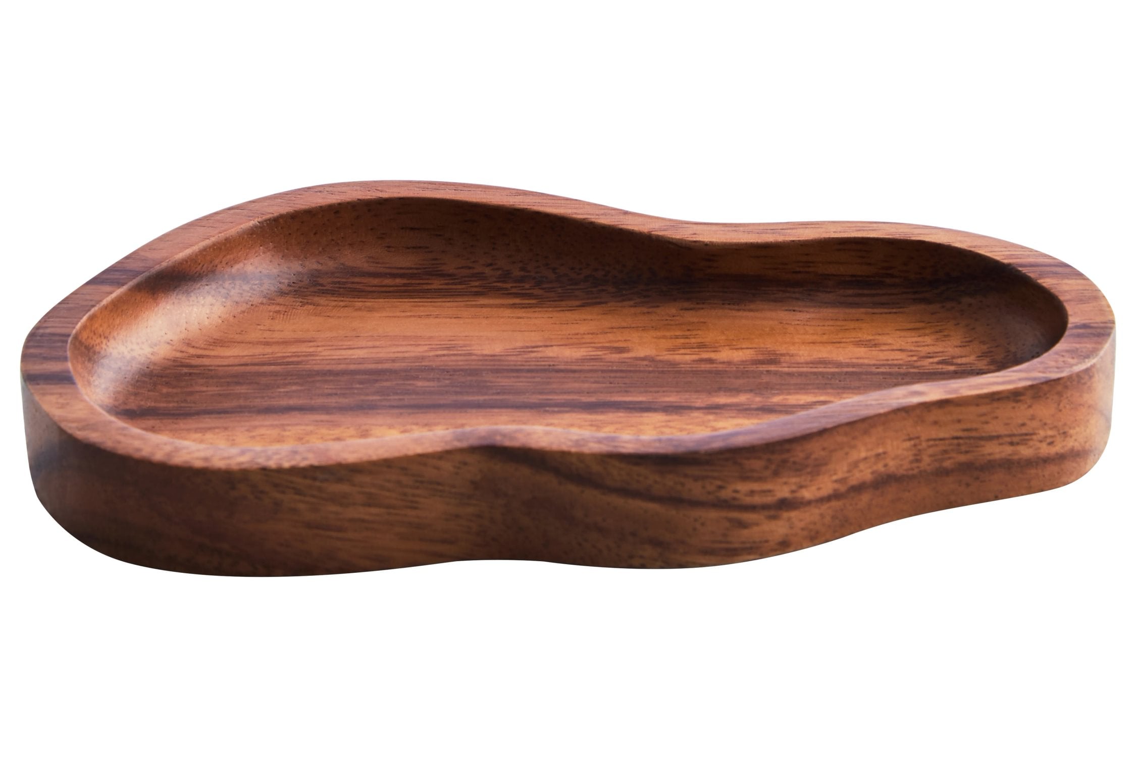 Arden Small Acacia Wood Organic Serving Plate & Tray
