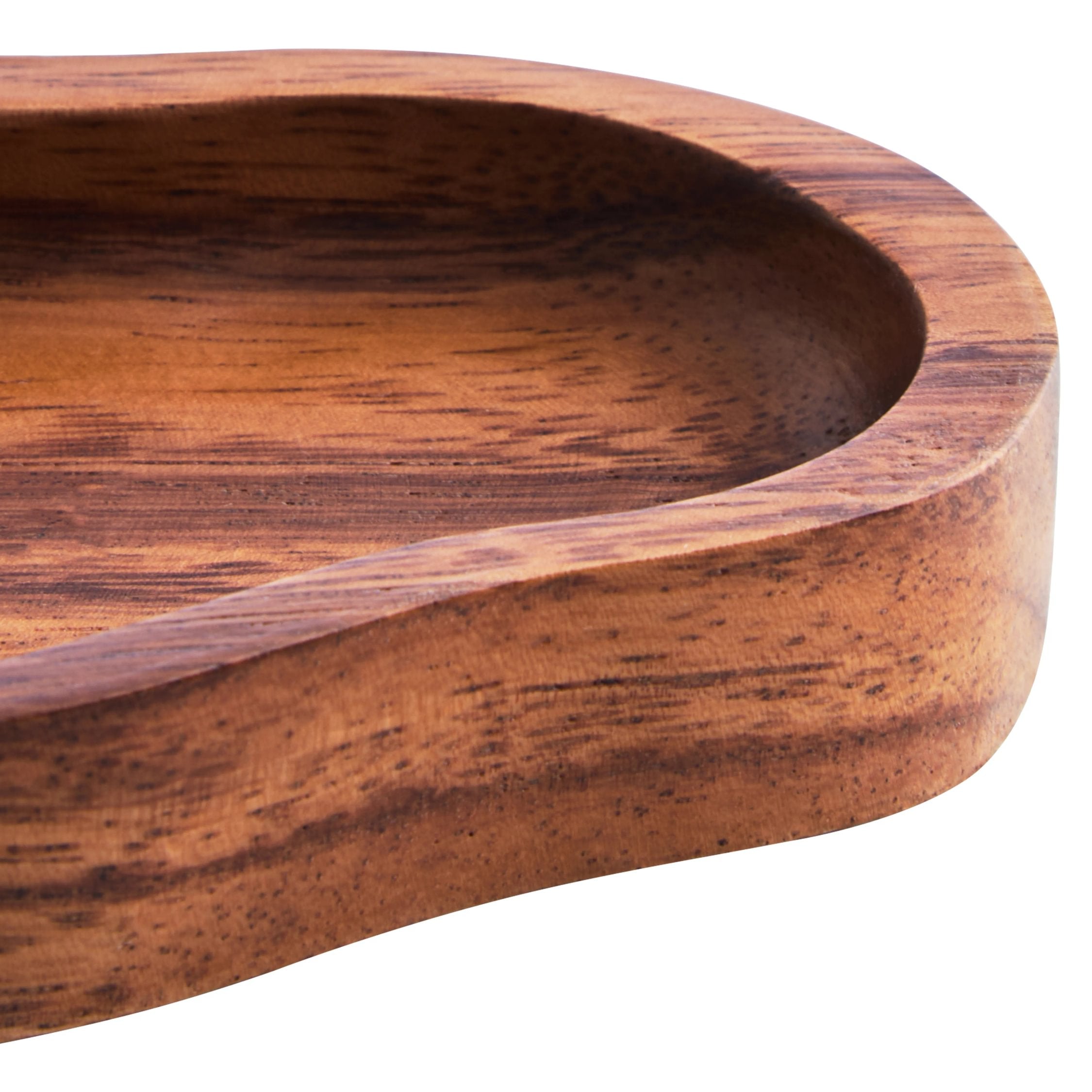 Arden Small Acacia Wood Organic Serving Plate & Tray
