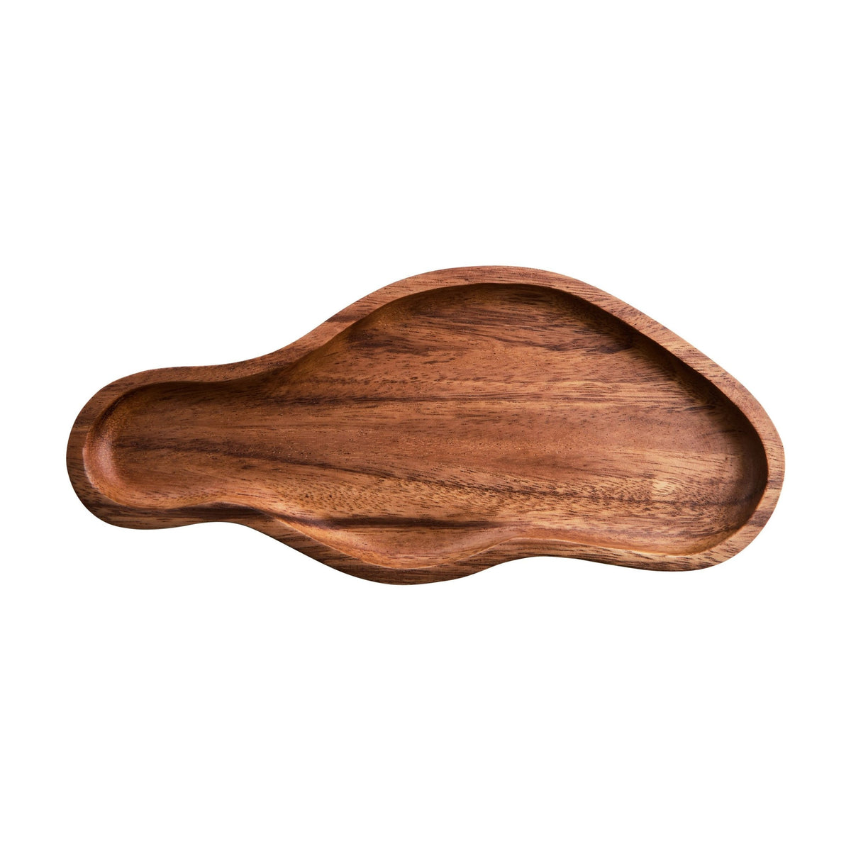 Arden Large Acacia Wood Organic Serving Plate & Tray