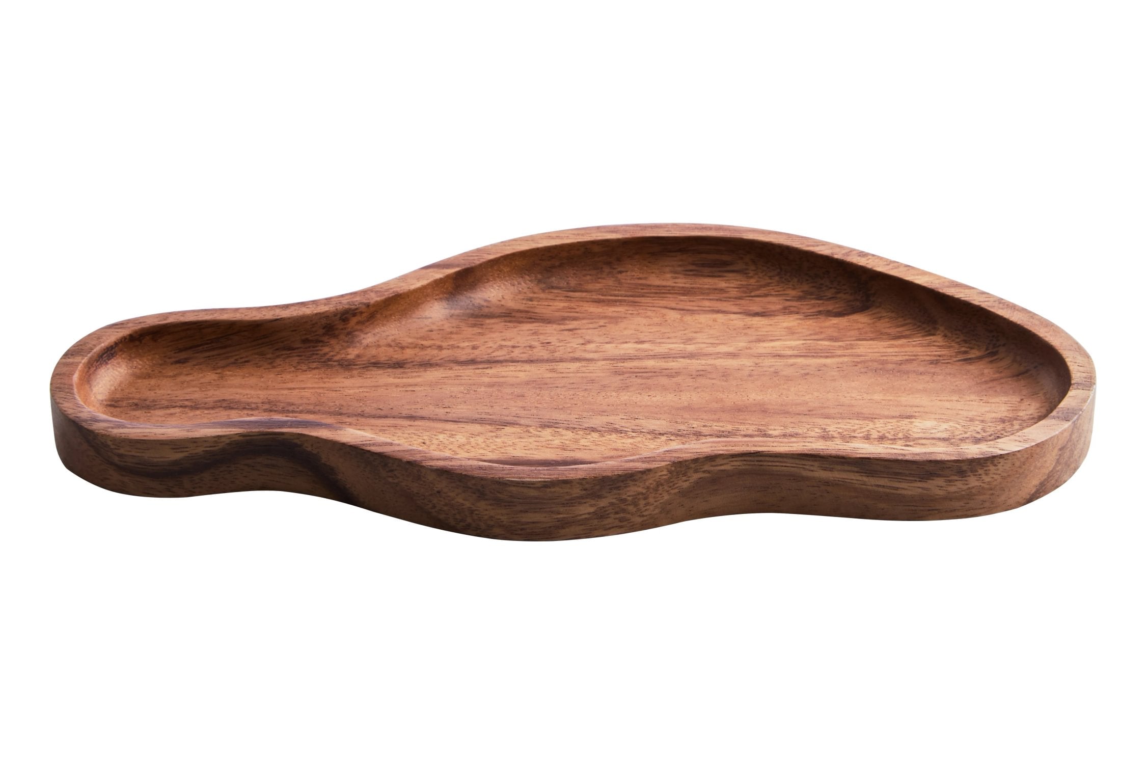 Arden Large Acacia Wood Organic Serving Plate & Tray