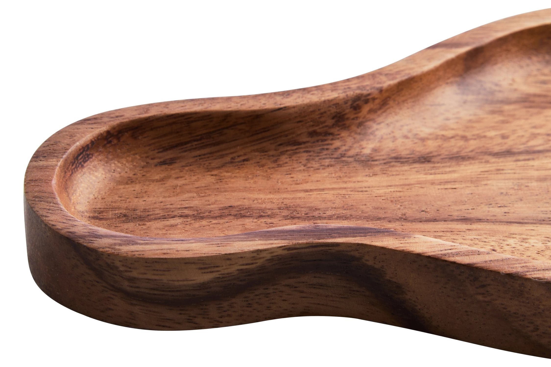 Arden Large Acacia Wood Organic Serving Plate & Tray