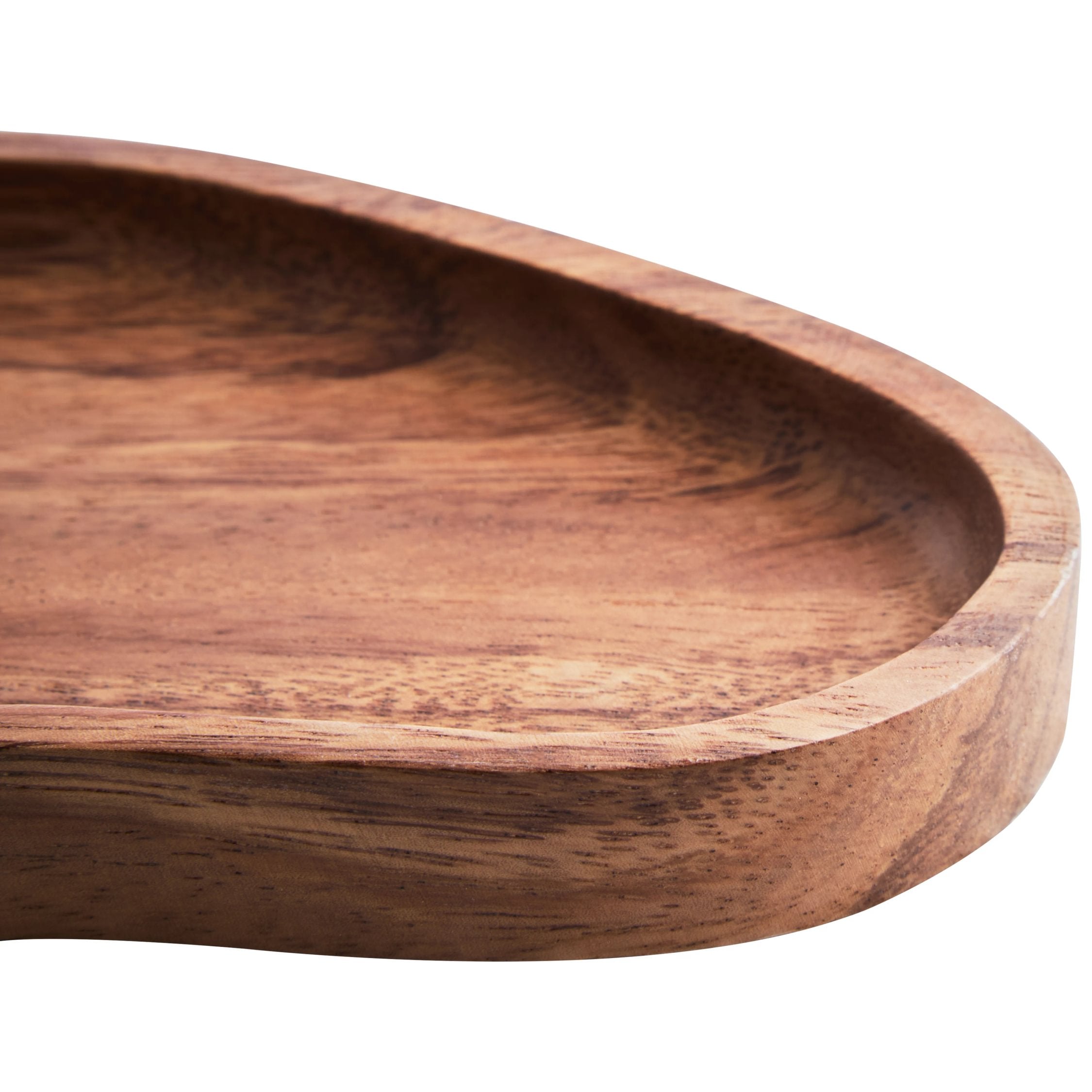 Arden Large Acacia Wood Organic Serving Plate & Tray
