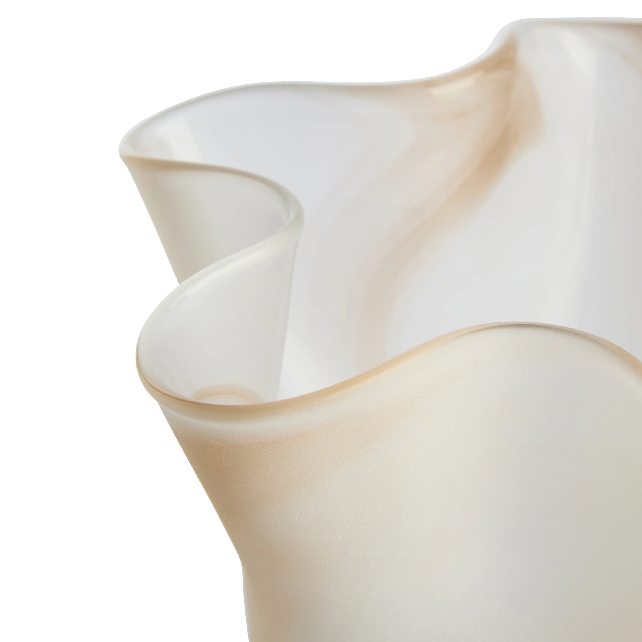 Flume Natural Fluted Glass Vase