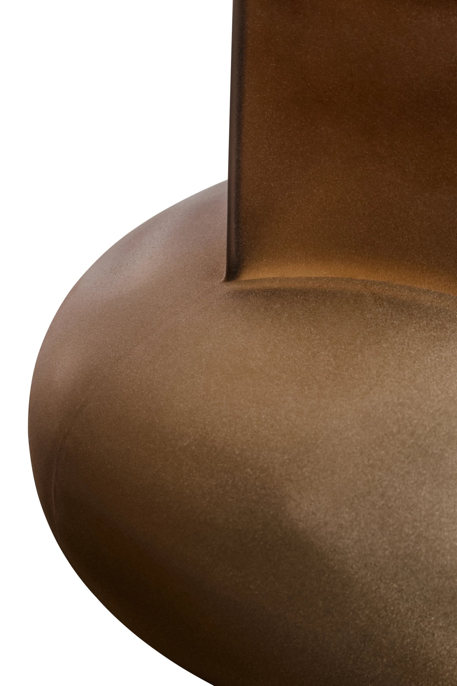 Opal Small Brown Opaque Glass Vase