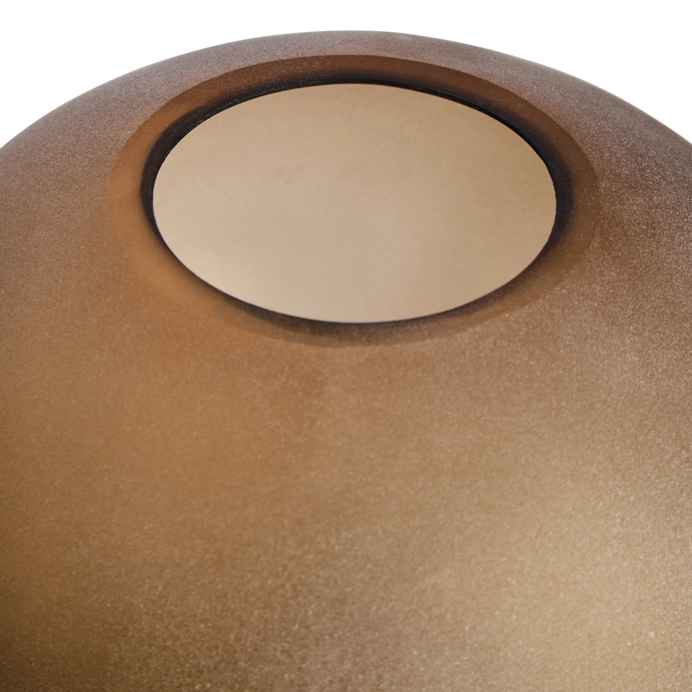Opal Large Brown Opaque Glass Vase