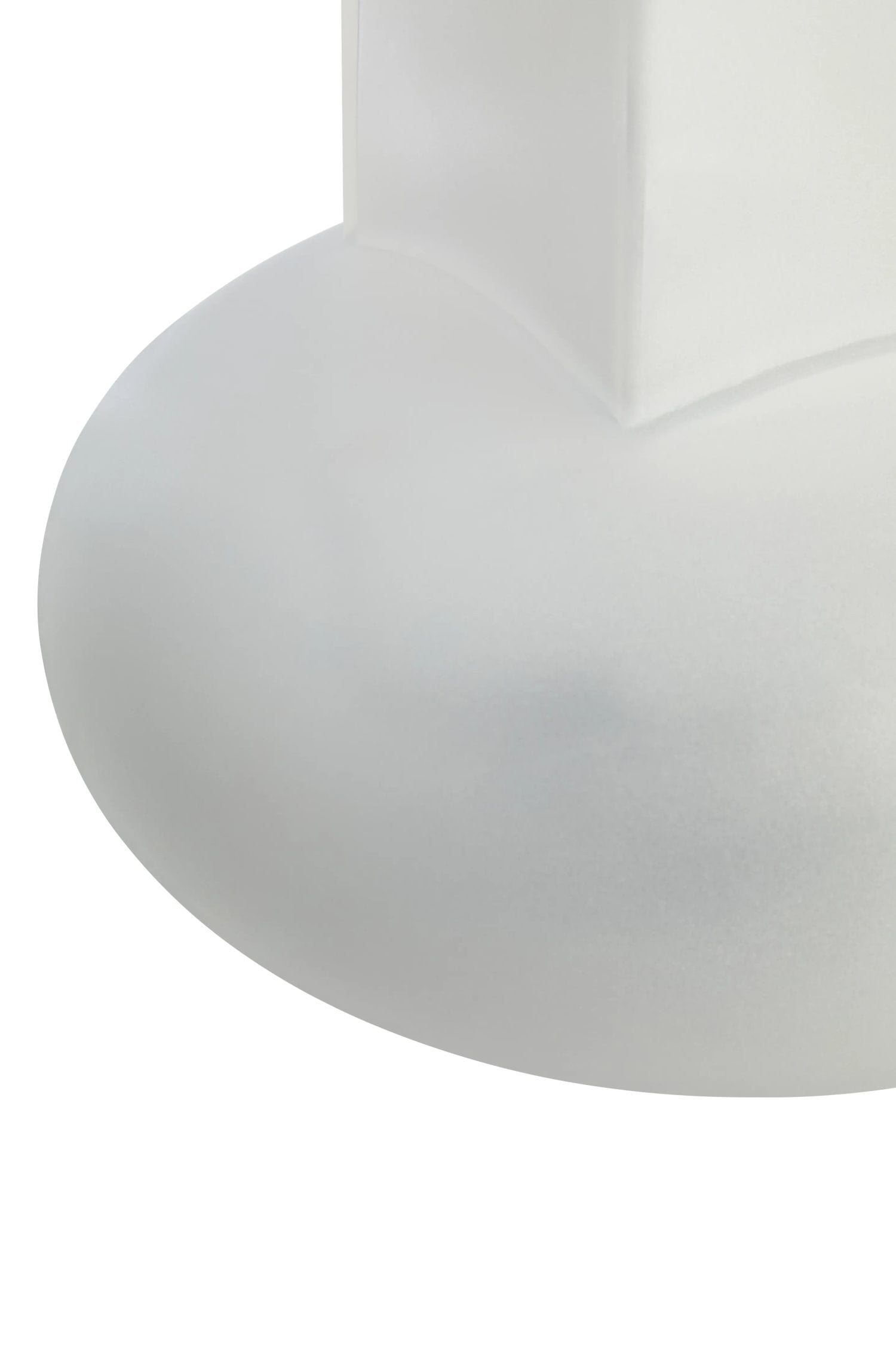 Opal Small White Opaque Glass Vase