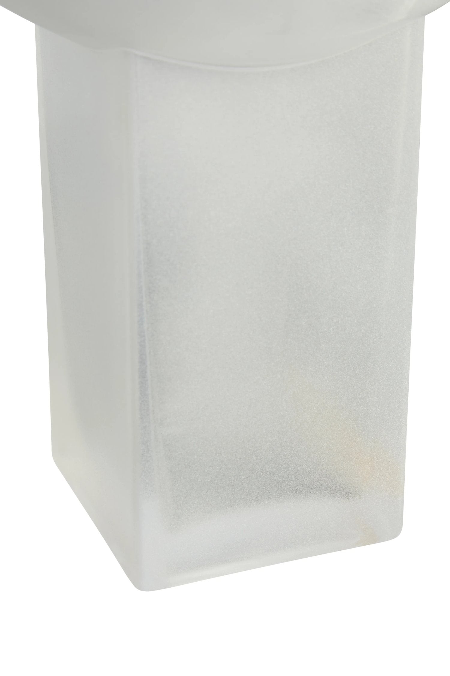 Opal Large White Opaque Glass Vase