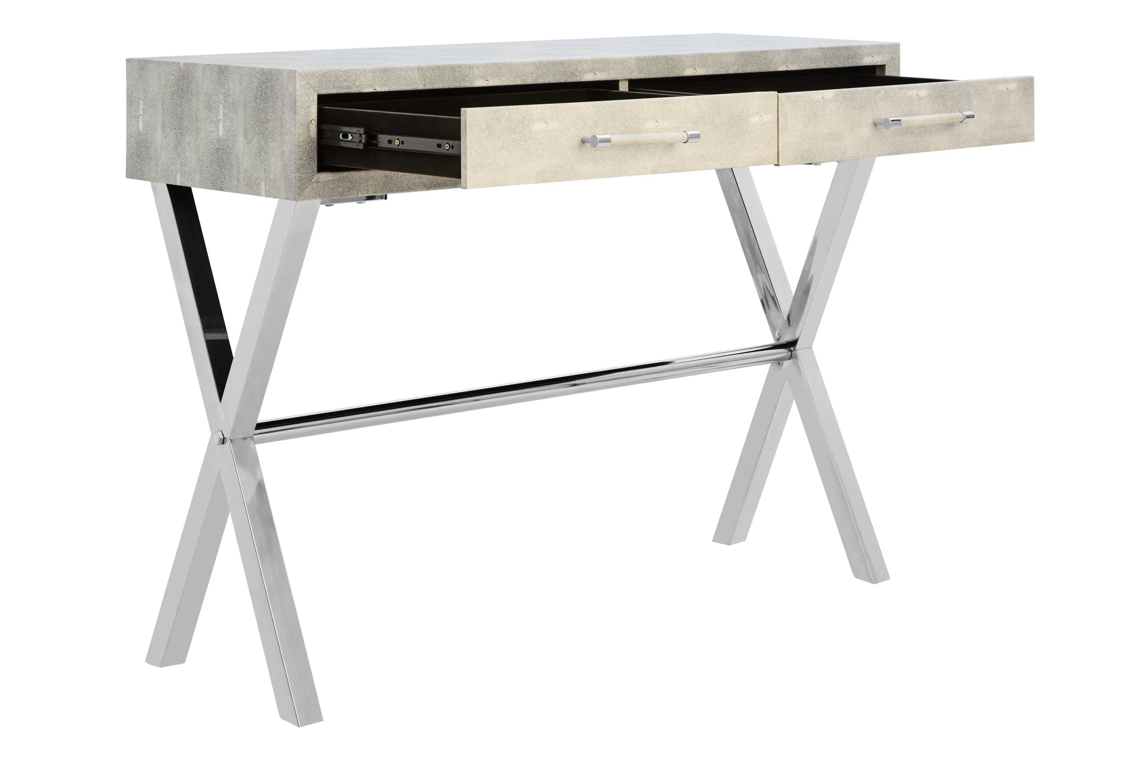 Belgravia 2 Drawer Grey Console Table