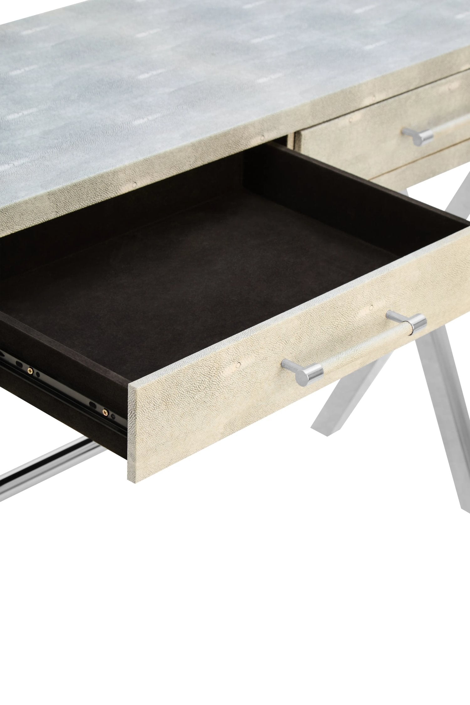 Belgravia 2 Drawer Grey Console Table