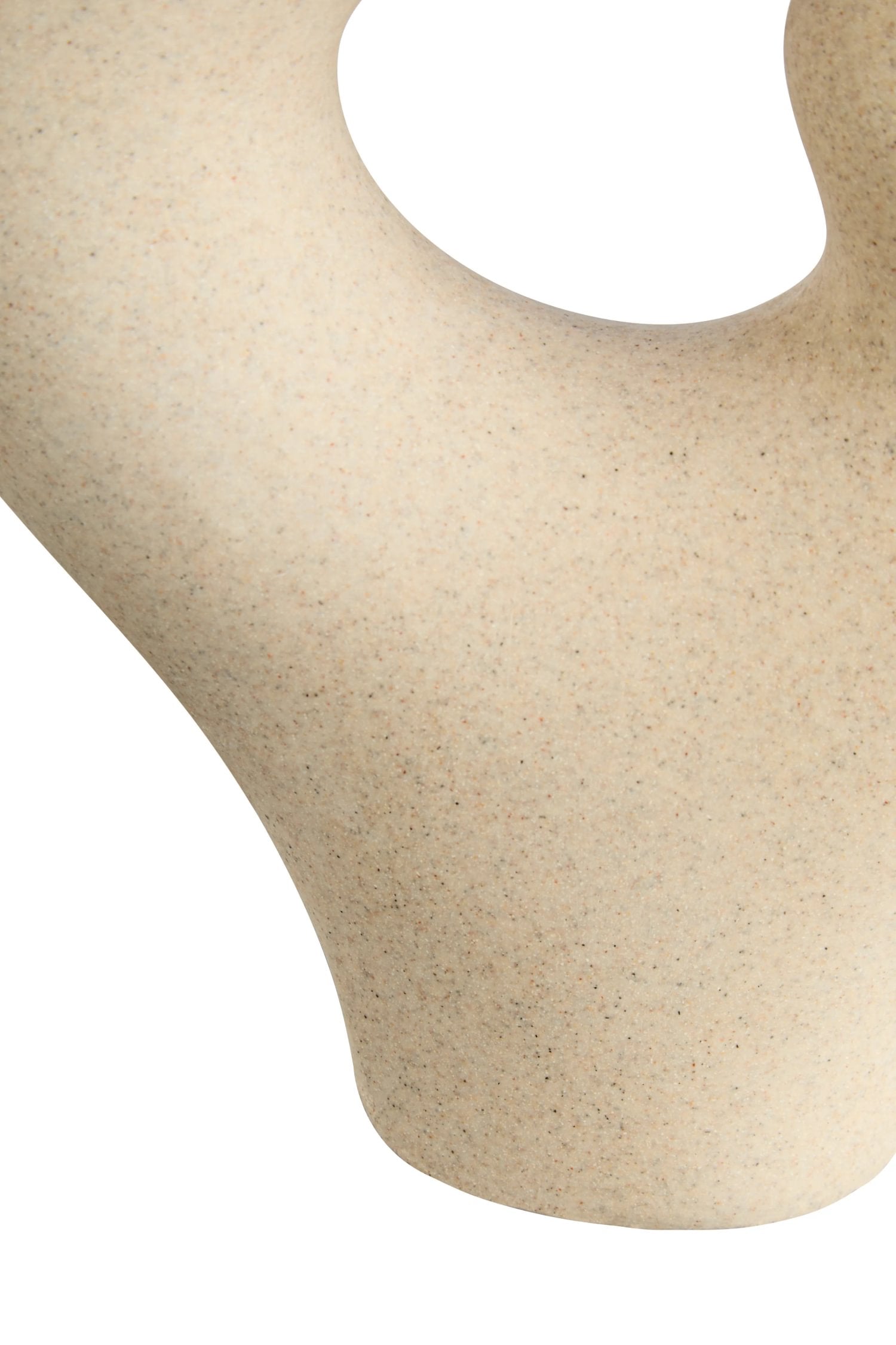 Forma Sandstone Effect Sculptural Vase