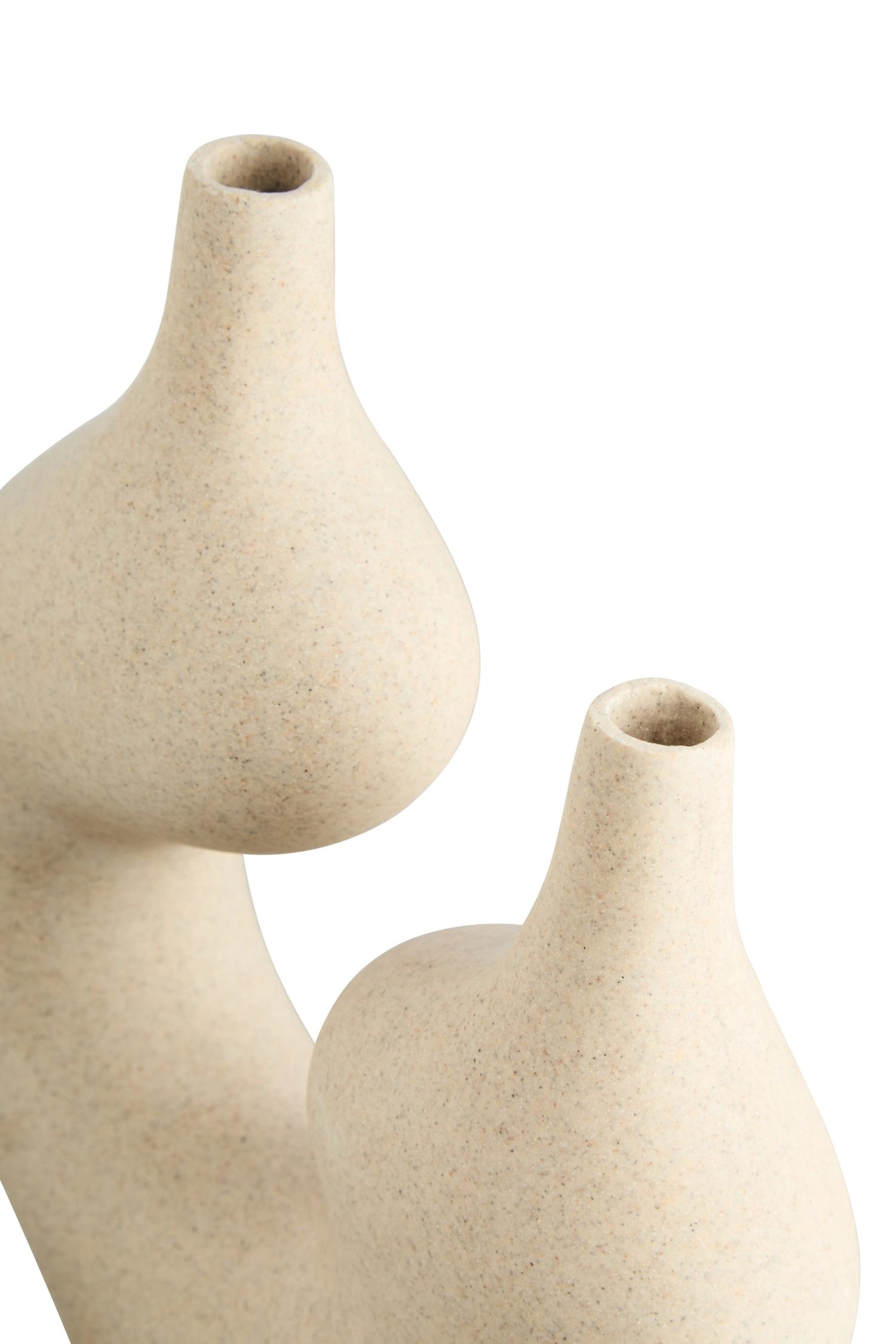 Forma Sandstone Effect Sculptural Vase