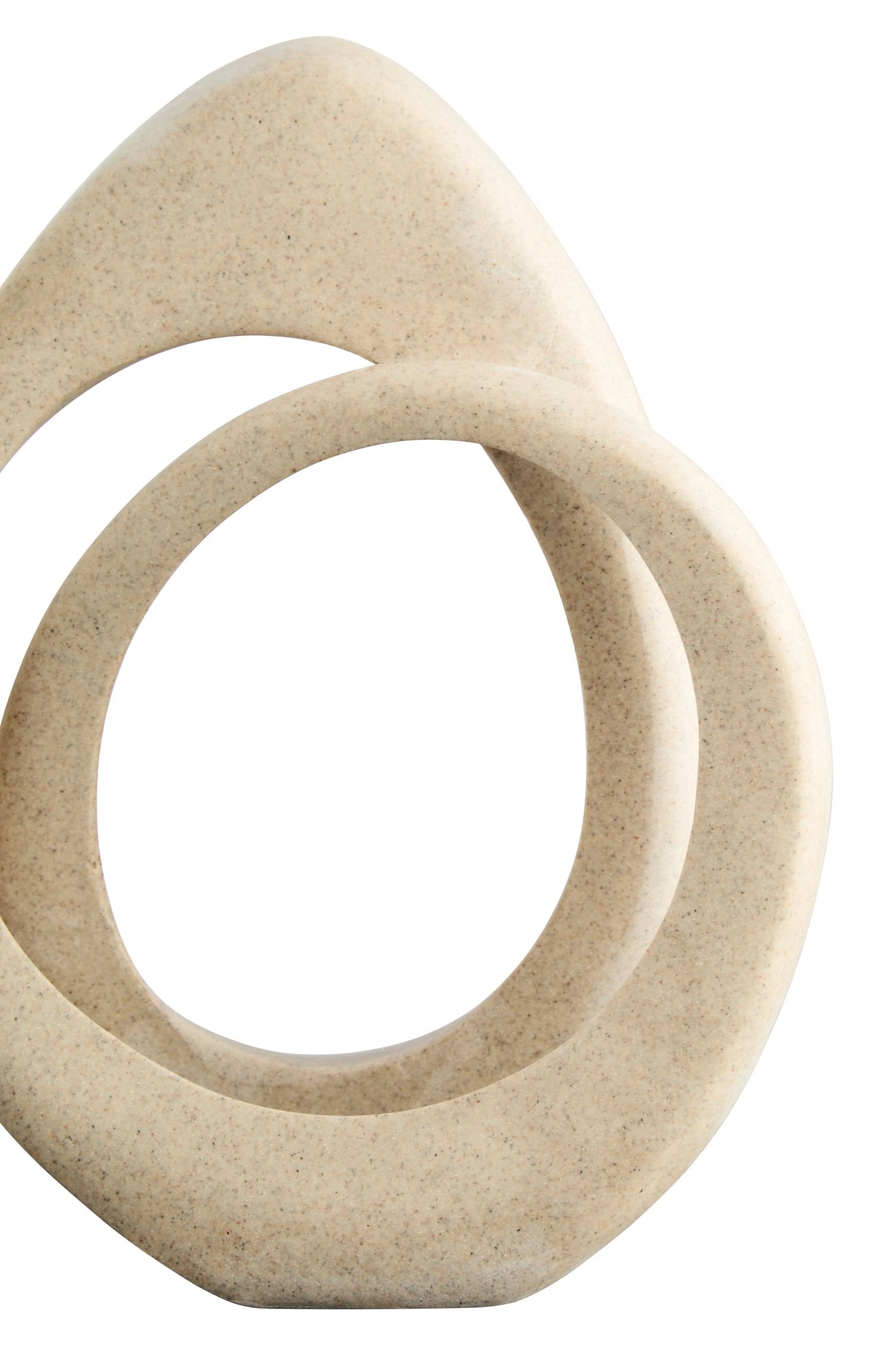 Forma Sandstone Effect Loop Sculpture