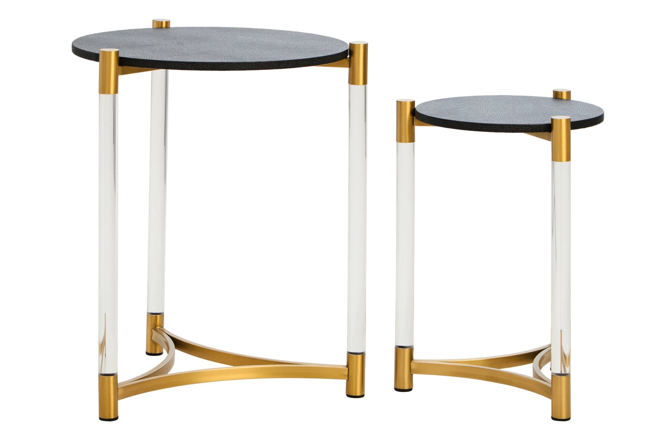Set of 2 Belgravia Black Side Tables
