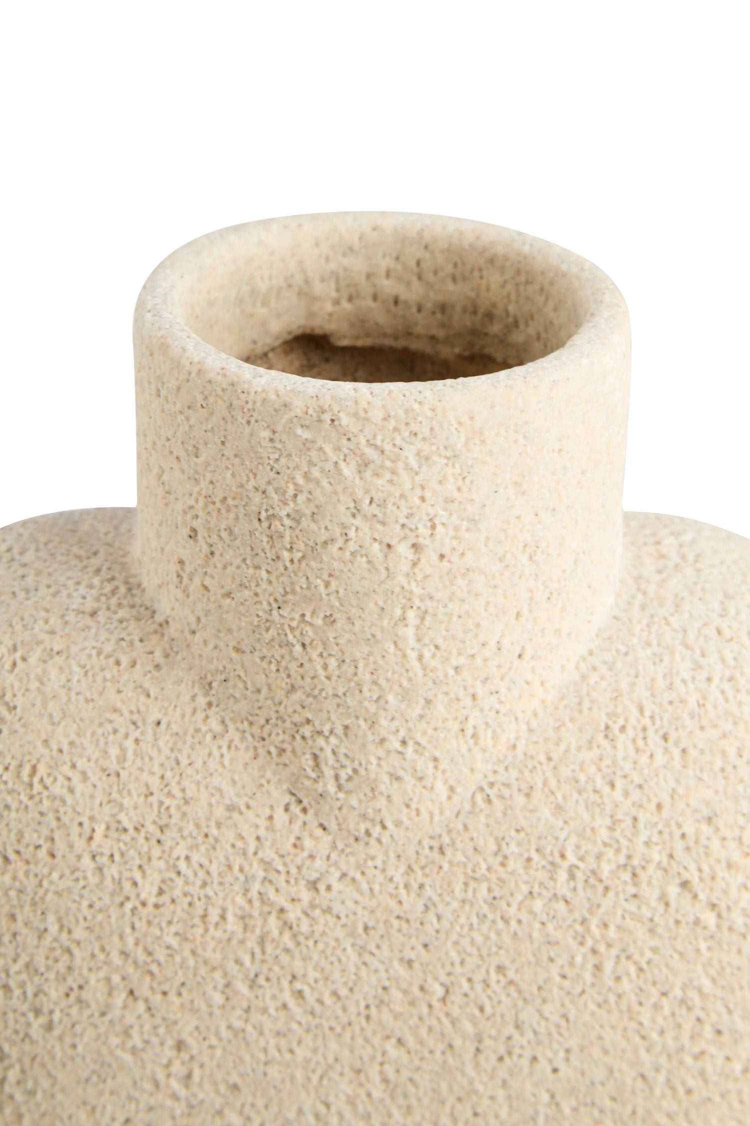 Forma Large Sandstone Effect Sculptural Vase