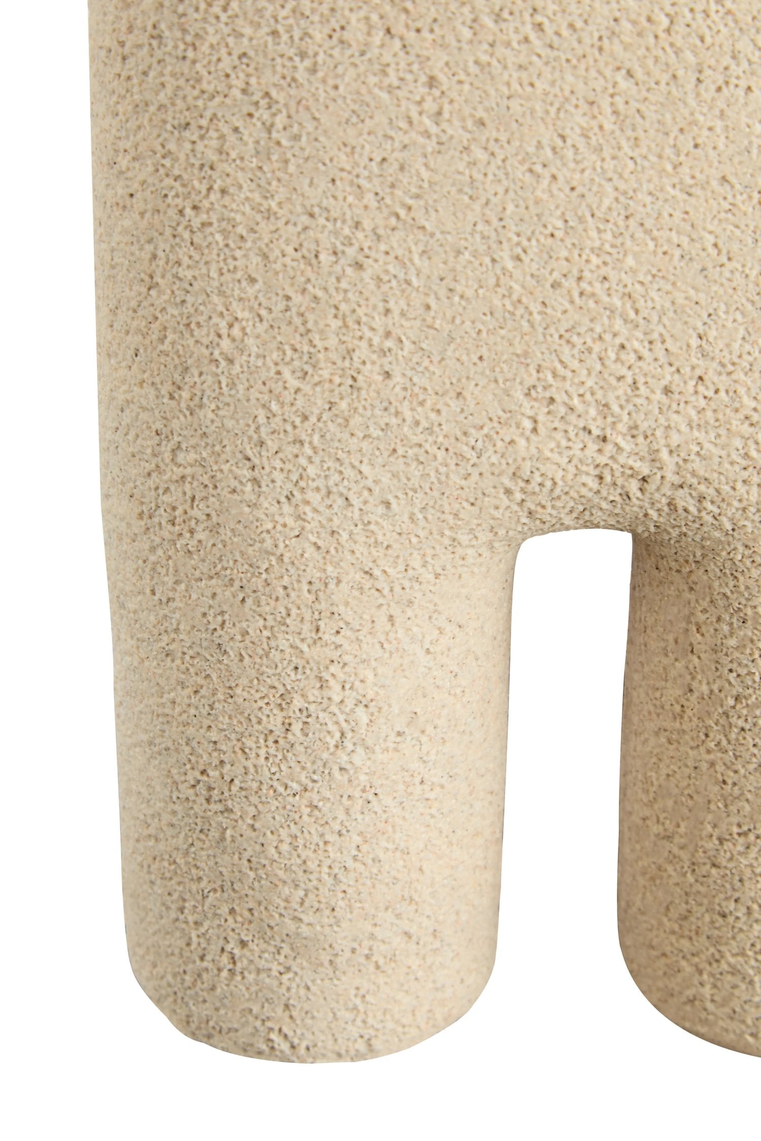 Forma Large Sandstone Effect Sculptural Vase