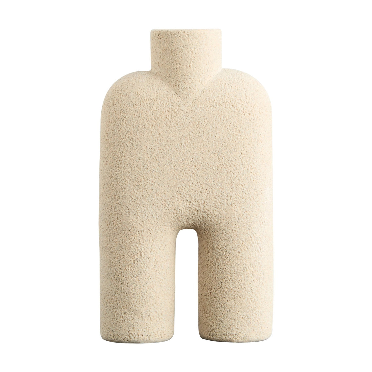 Forma Large Sandstone Effect Sculptural Vase