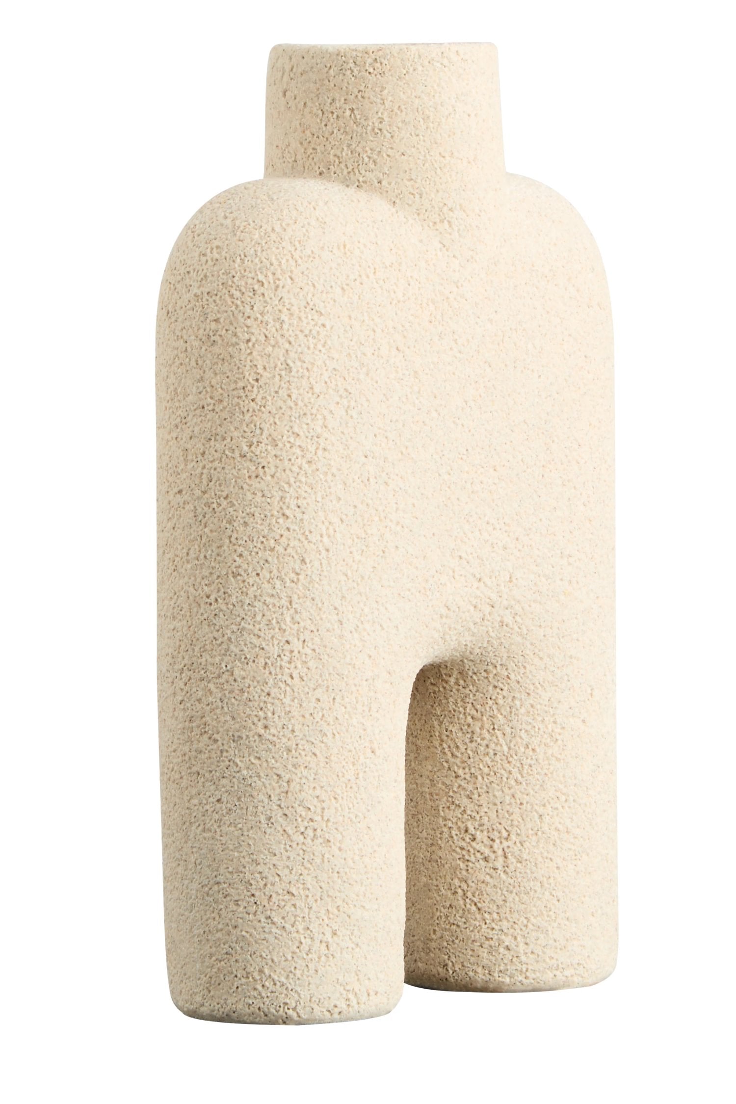 Forma Large Sandstone Effect Sculptural Vase