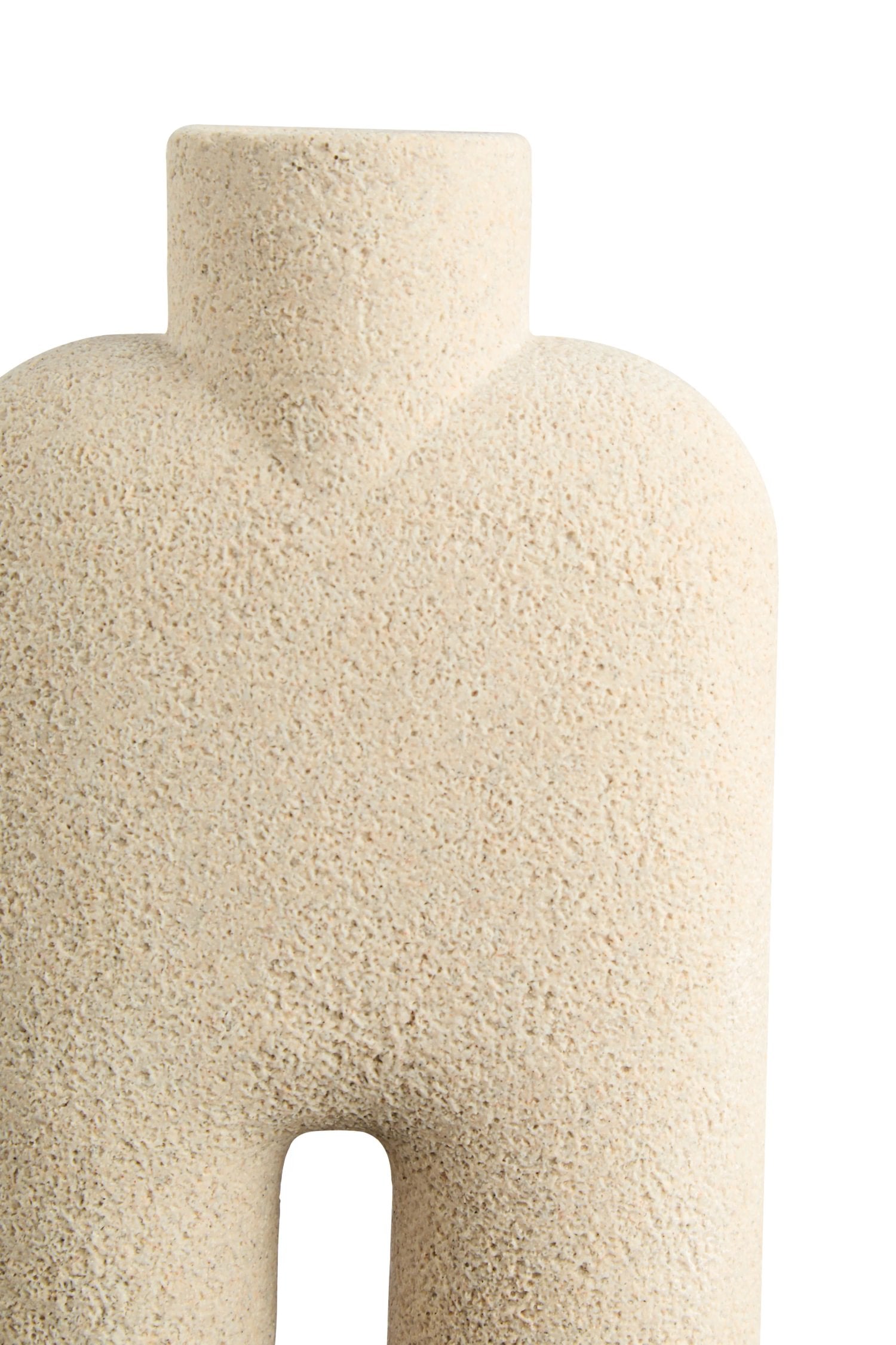 Forma Large Sandstone Effect Sculptural Vase