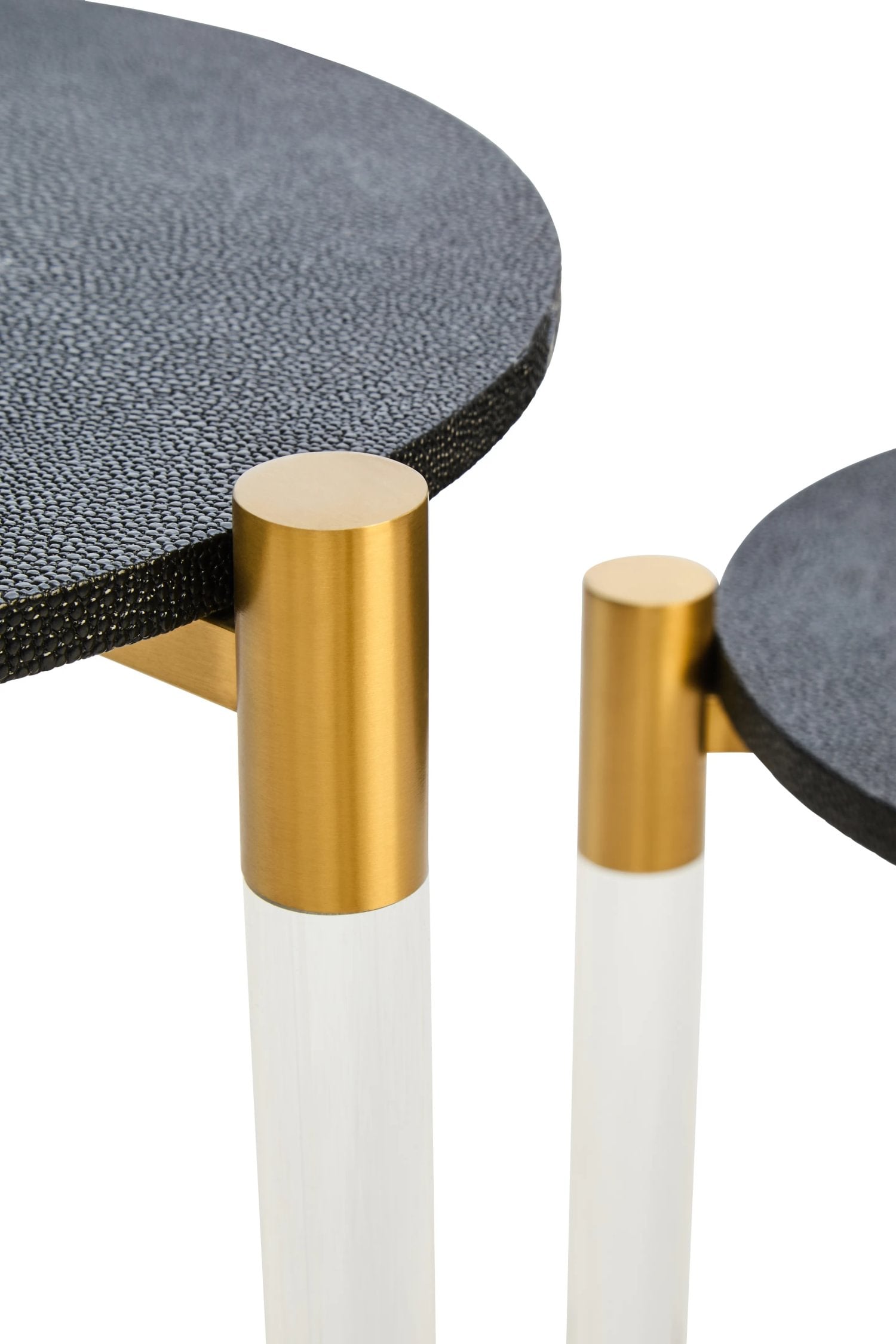 Set of 2 Belgravia Black Side Tables