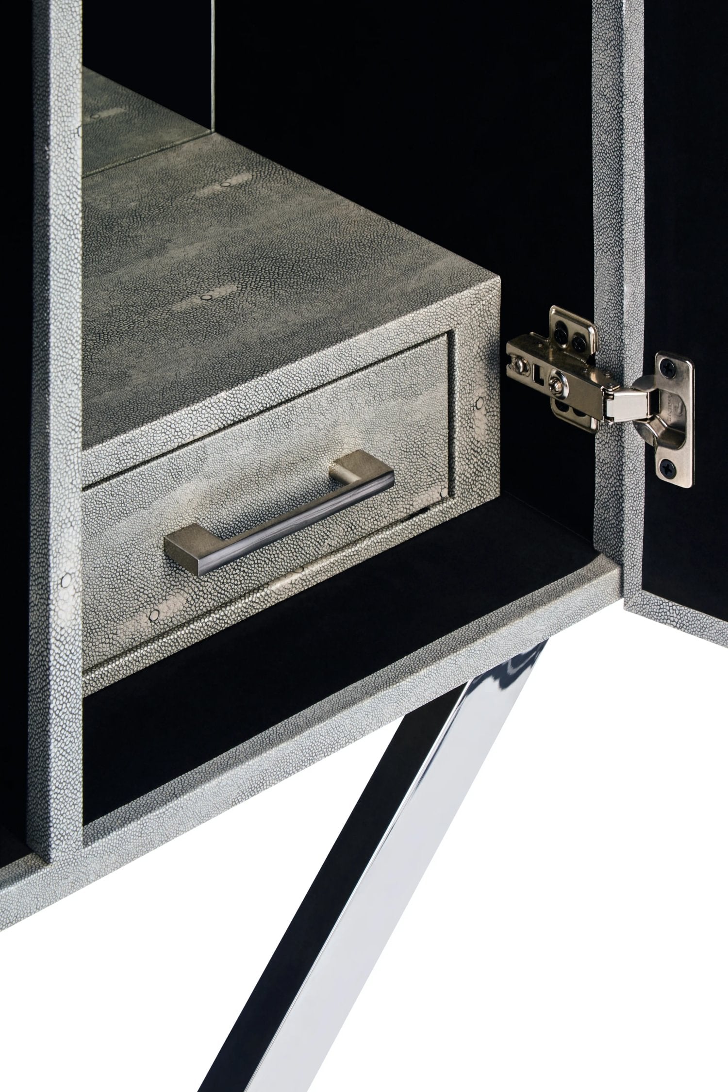 Belgravia 2 Door Grey Cabinet