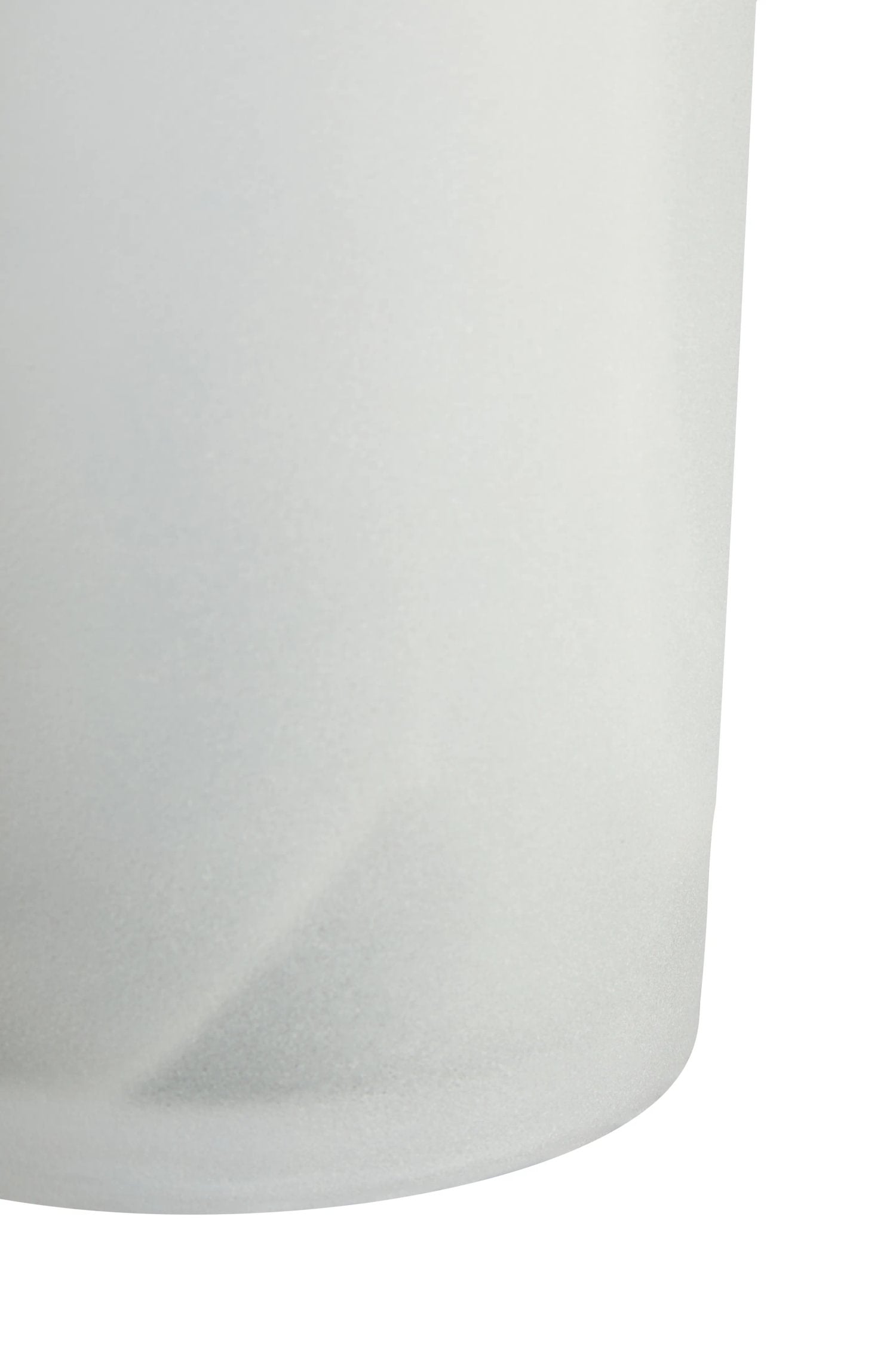 Flume White Fluted Glass Vase