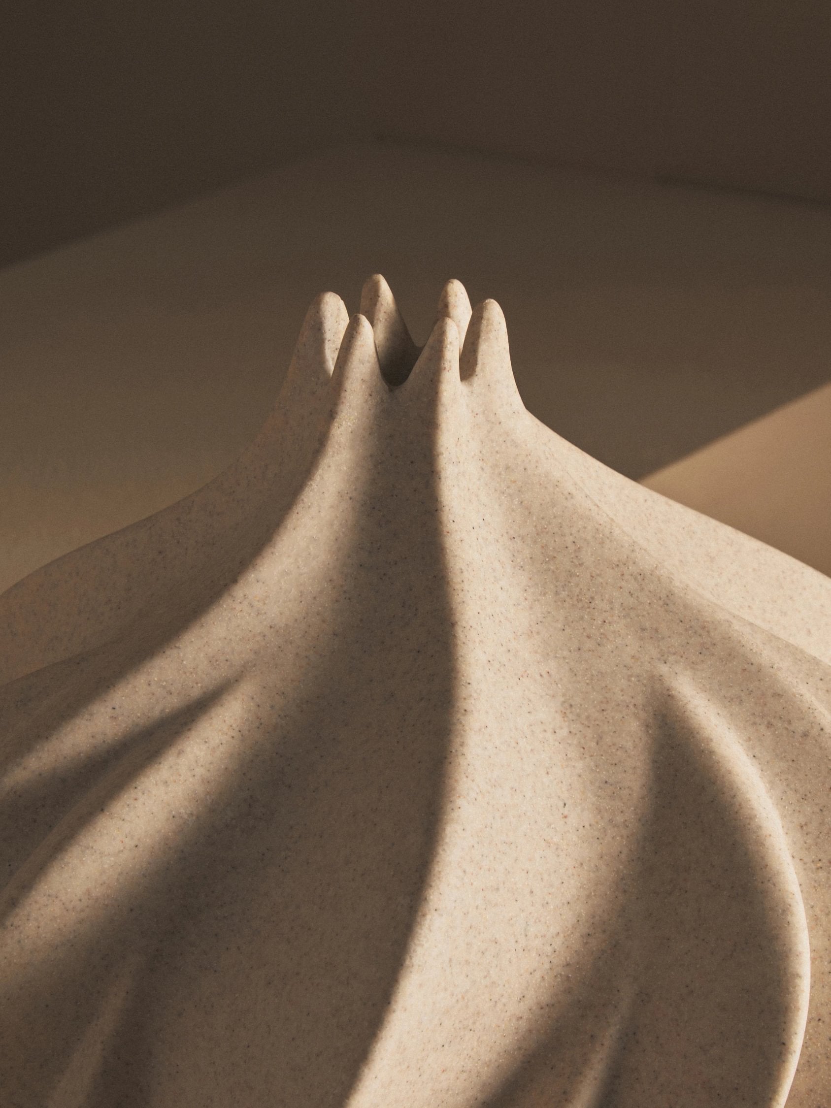 Forma Small Sandstone Effect Organic Vase