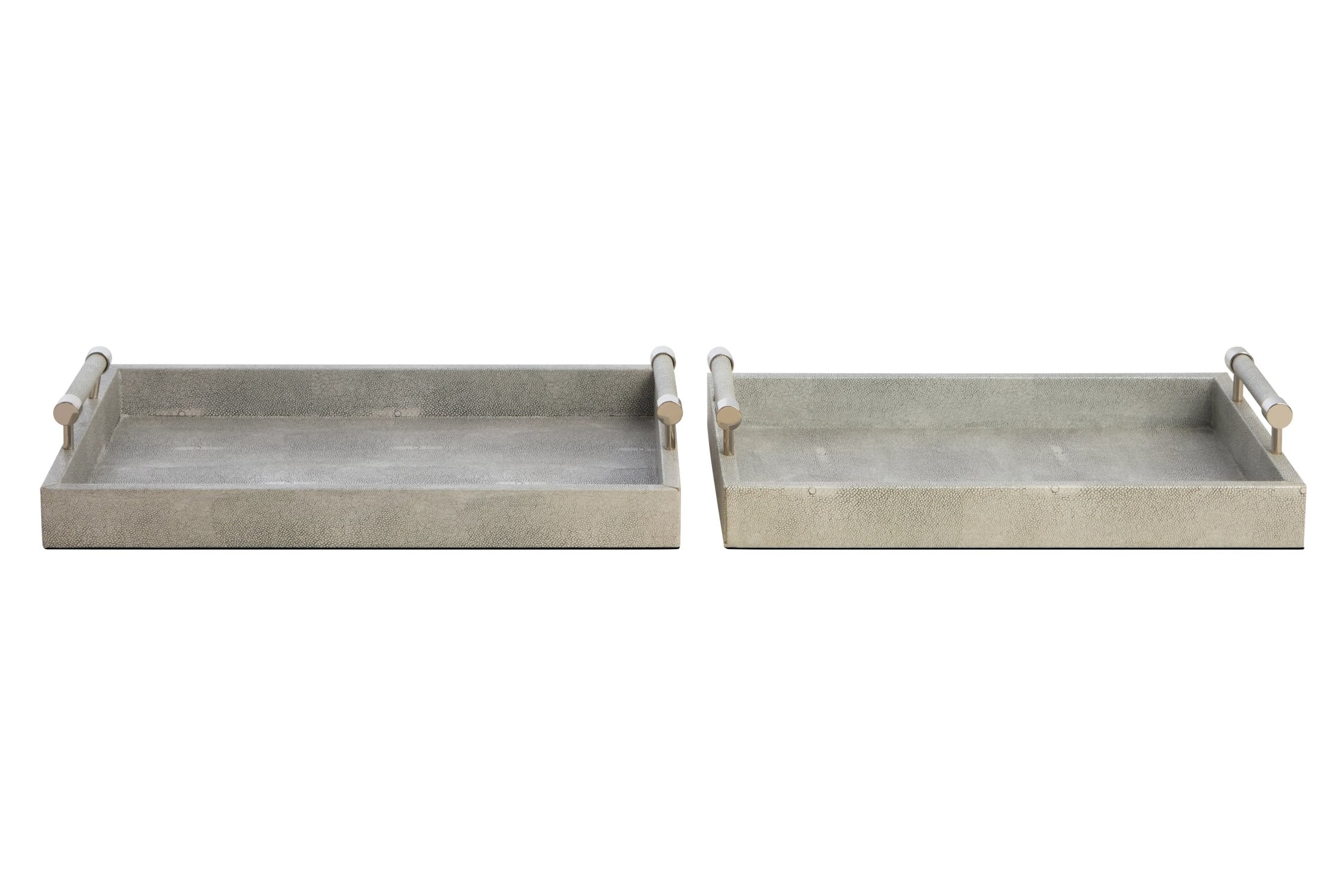 Set of 2 Belgravia Grey Trays