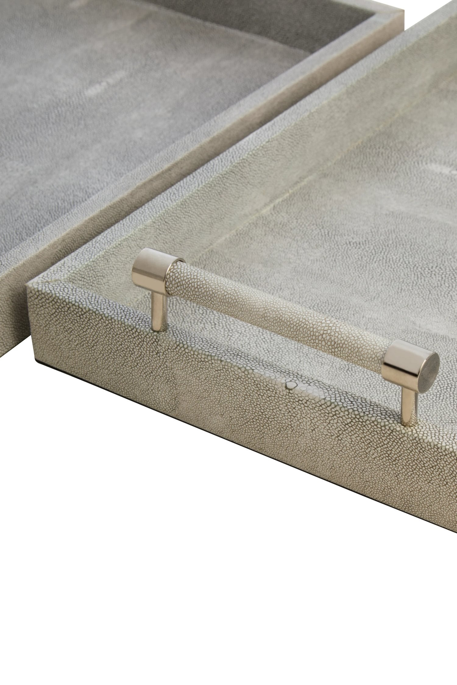Set of 2 Belgravia Grey Trays
