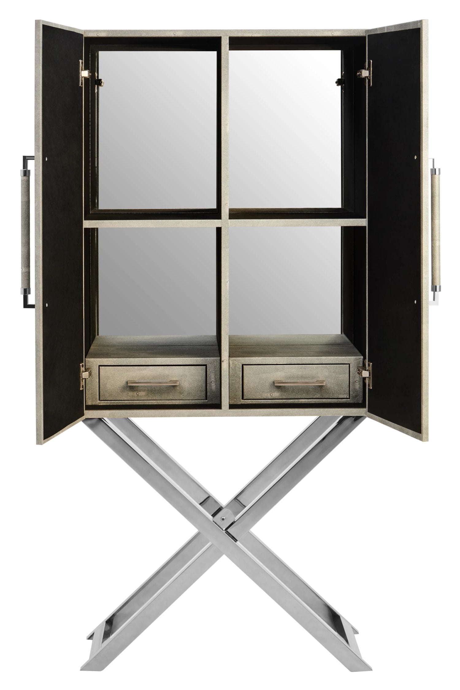 Belgravia 2 Door Grey Cabinet
