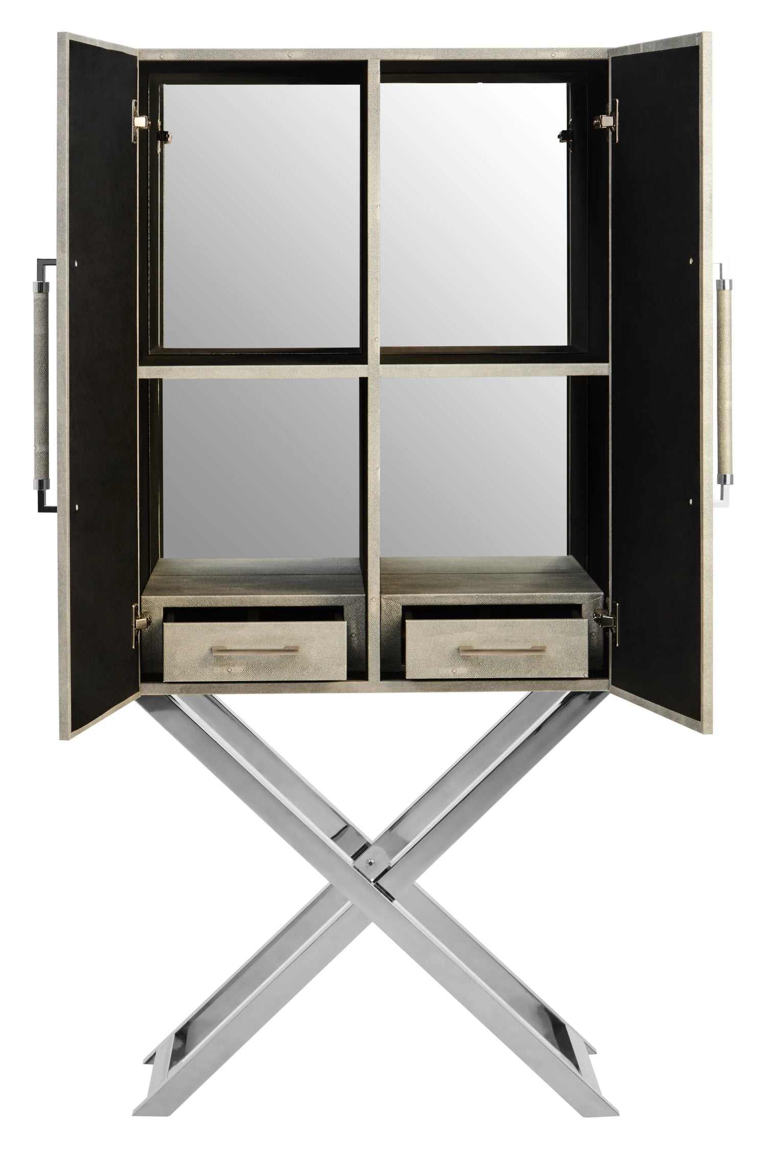 Belgravia 2 Door Grey Cabinet