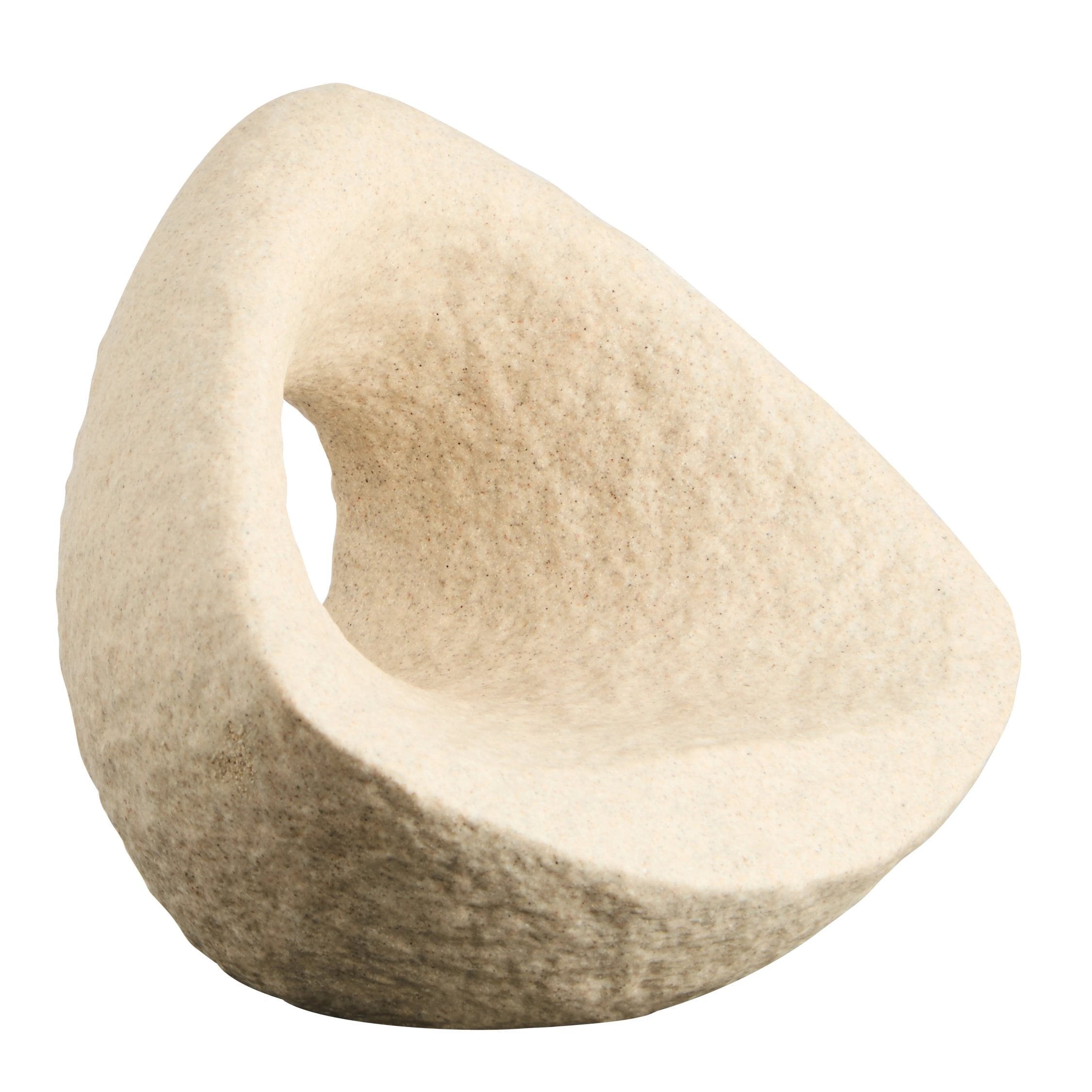 Forma Sandstone Effect Geometric Sculpture