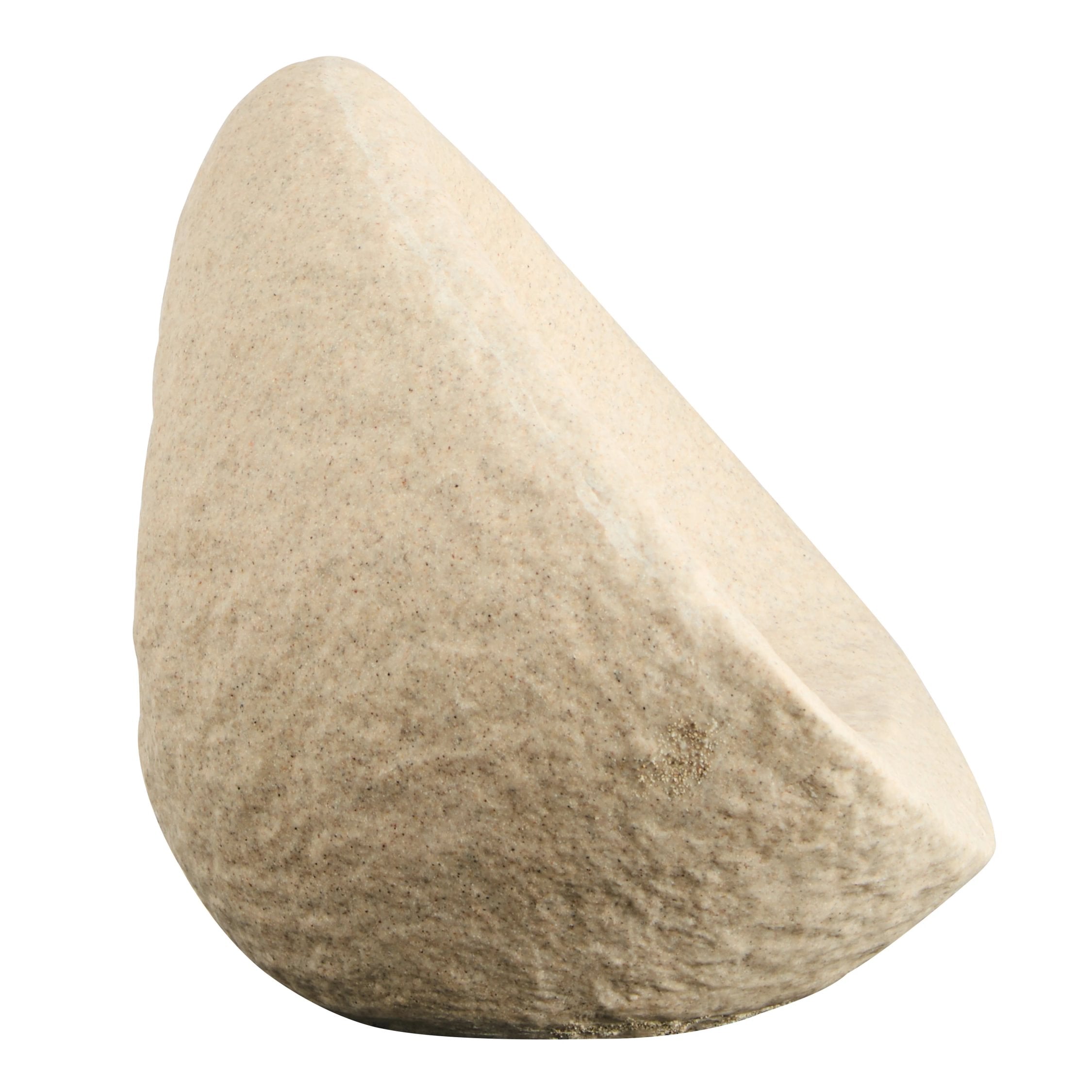 Forma Sandstone Effect Geometric Sculpture