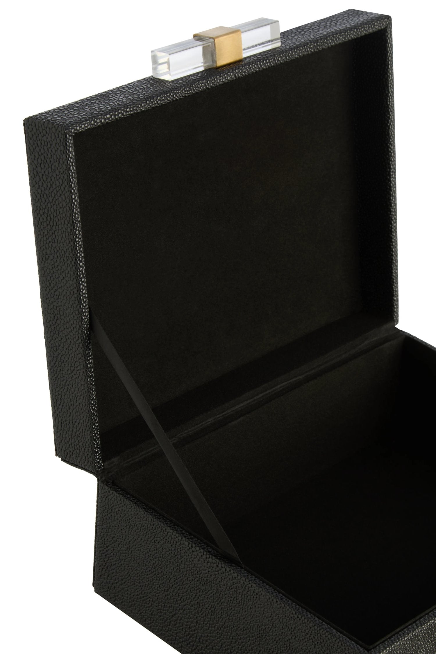 Set of 2 Belgravia Black Trinket Boxes