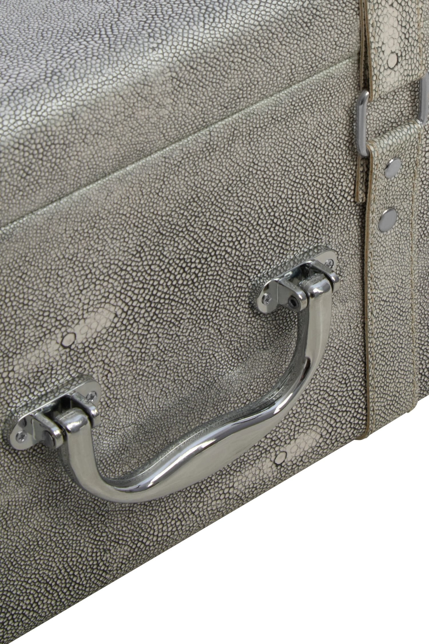 Set of 3 Belgravia Grey Storage Trunks