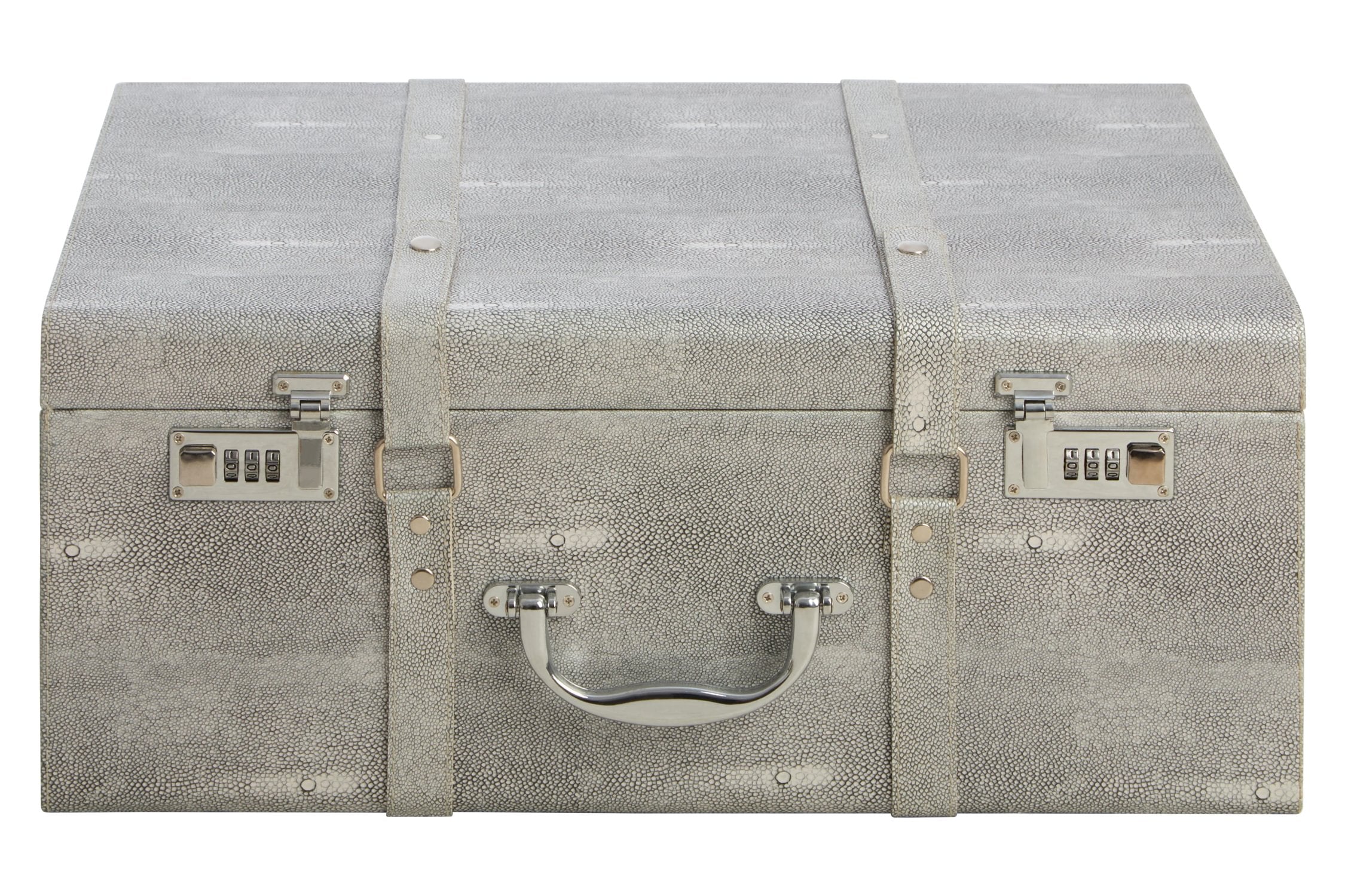 Set of 3 Belgravia Grey Storage Trunks