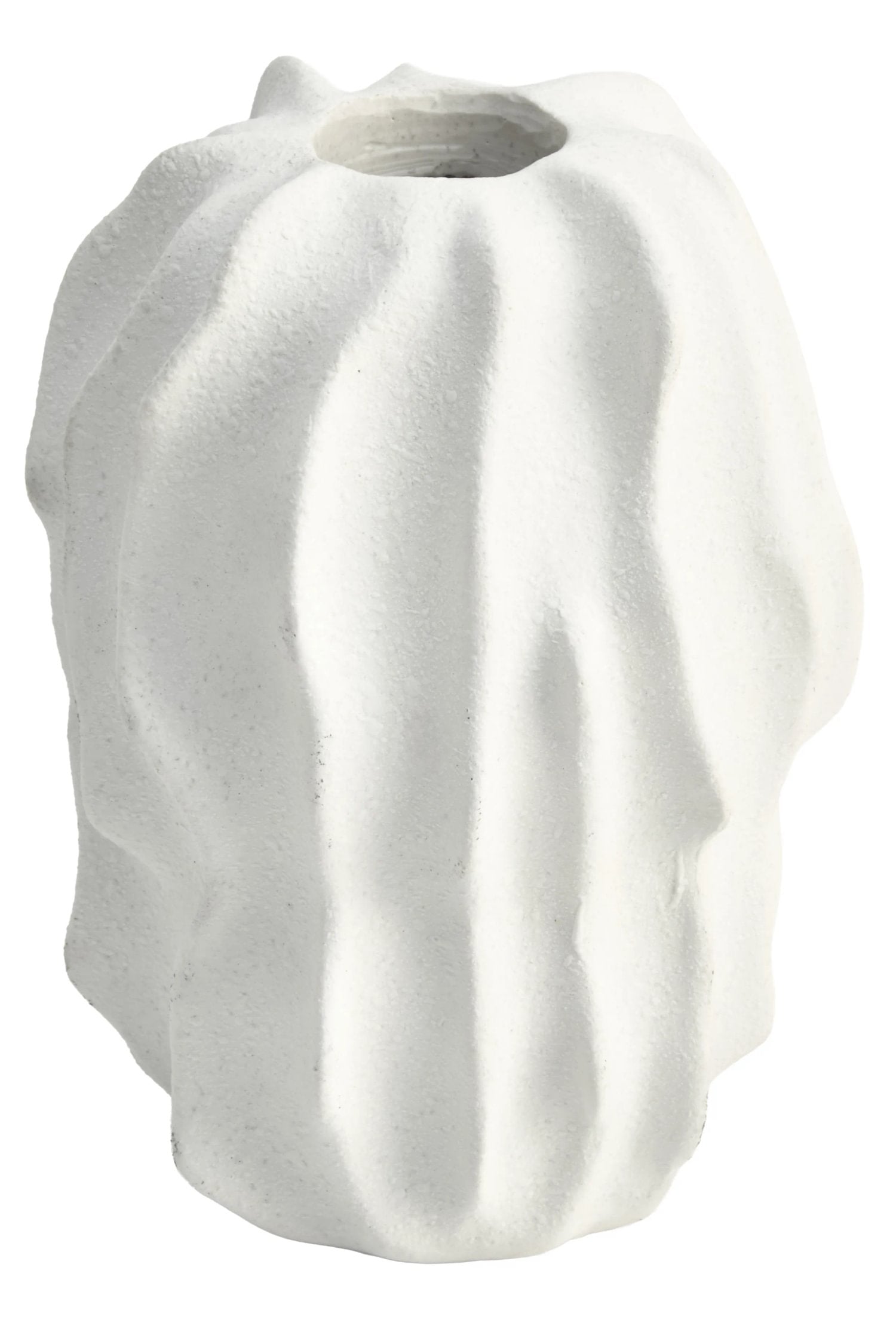 Forma Small White Textured Vase