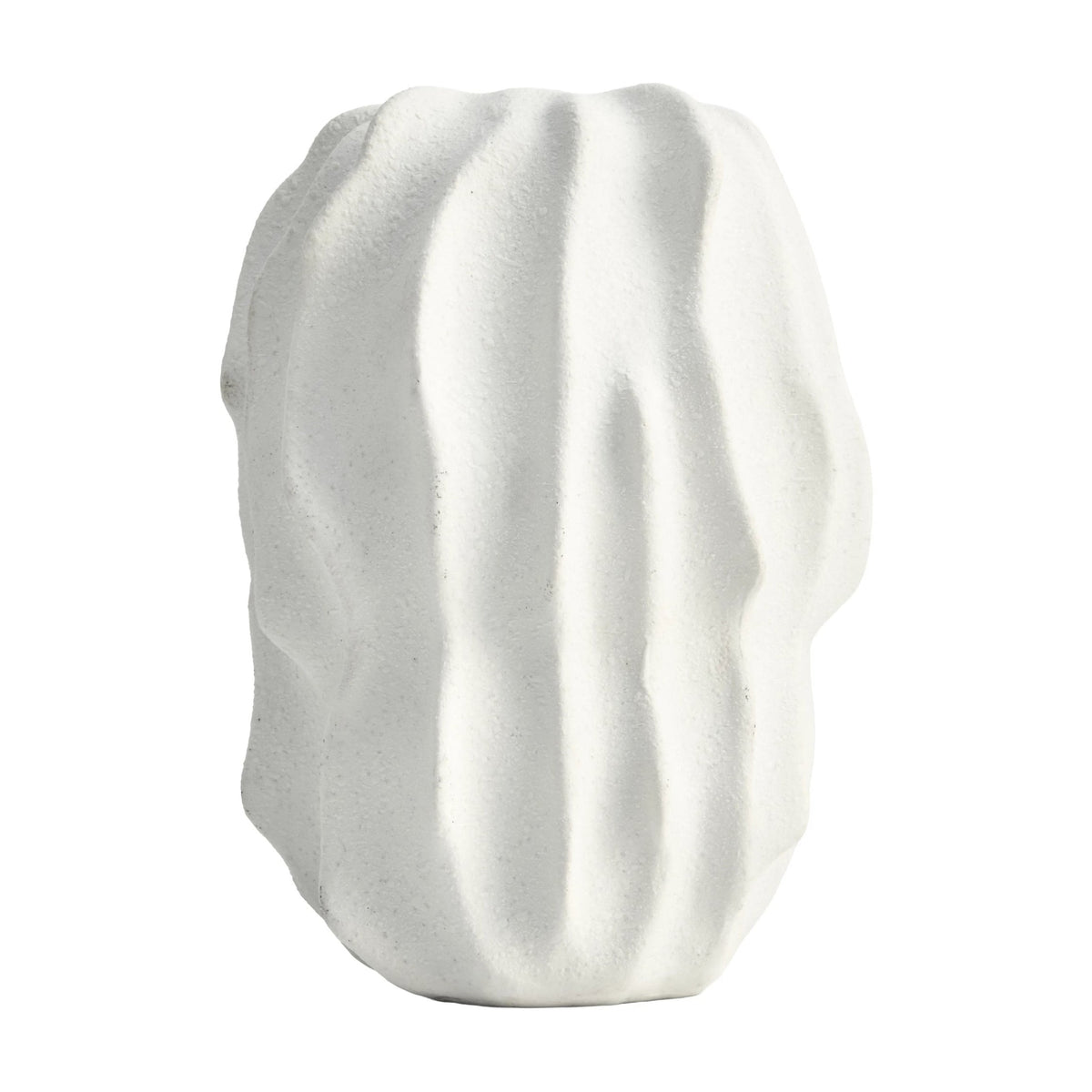 Forma Small White Textured Vase